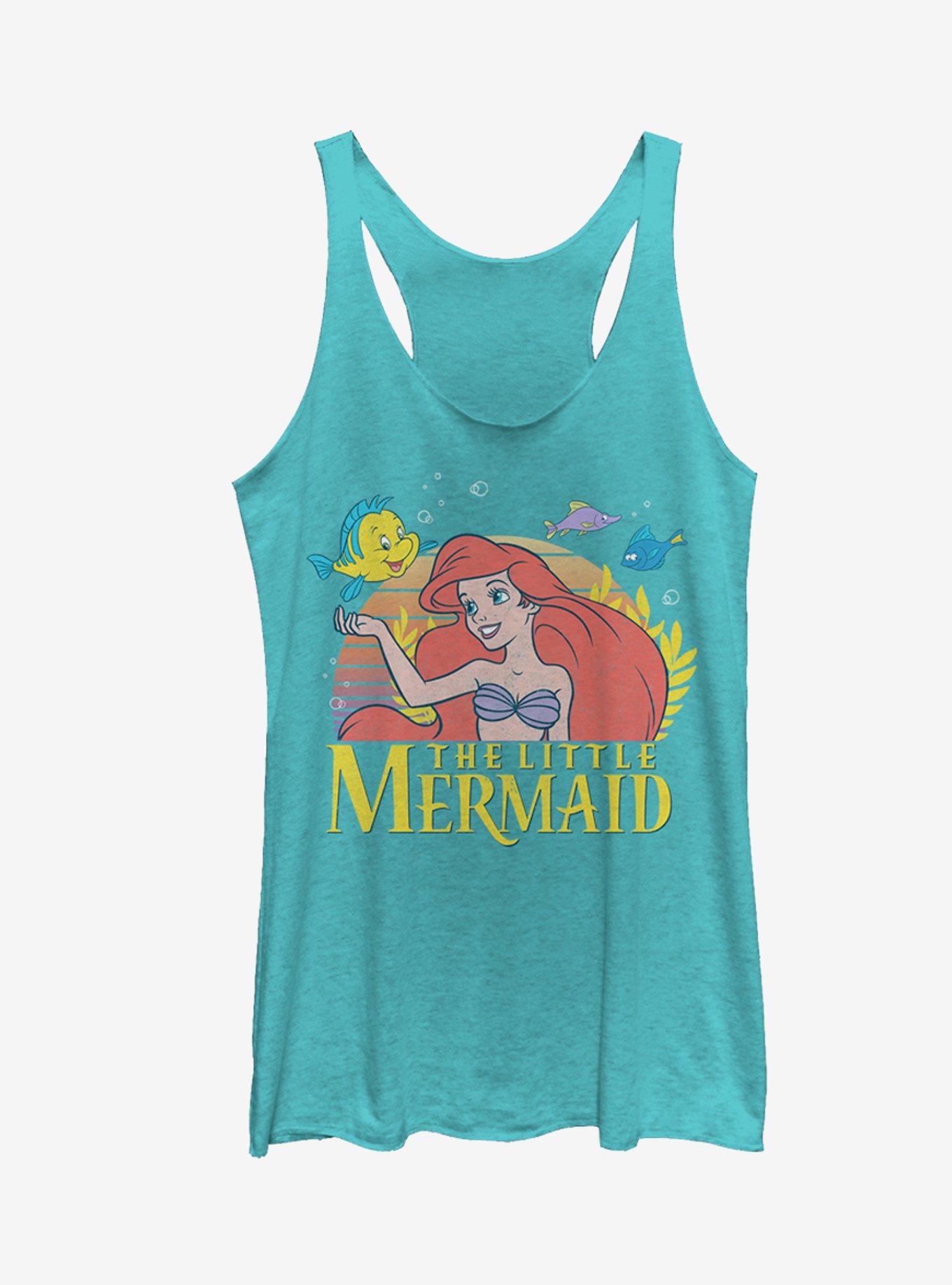 Disney The Little Mermaid Princess Ariel Classic Girls Tank Top, TAHI BLUE, hi-res