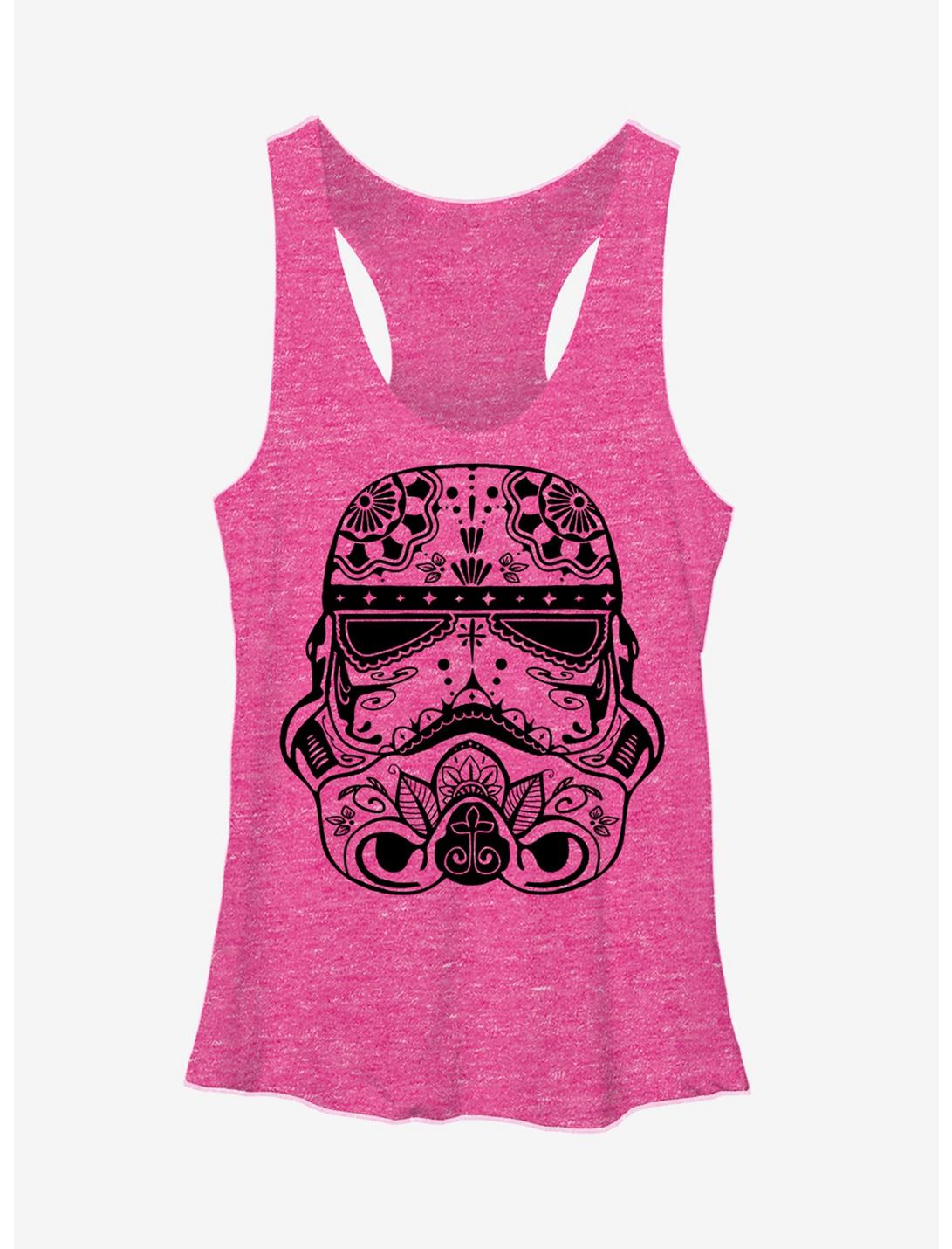 Star Wars Ornate Stormtrooper Girls Tanks, PINK HTR, hi-res