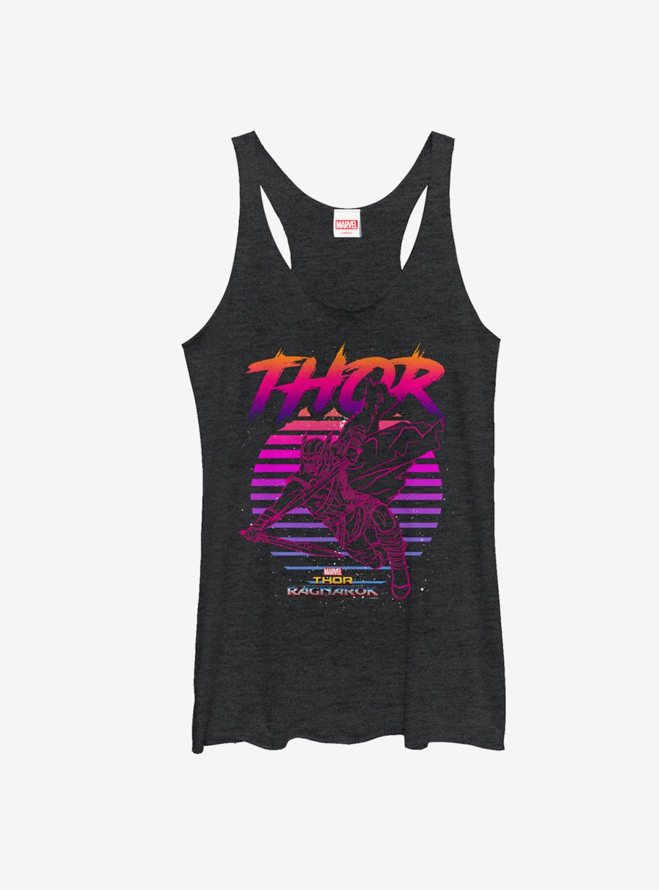 Marvel Thor: Ragnarok Retro Girls Tanks, BLK HTR, hi-res