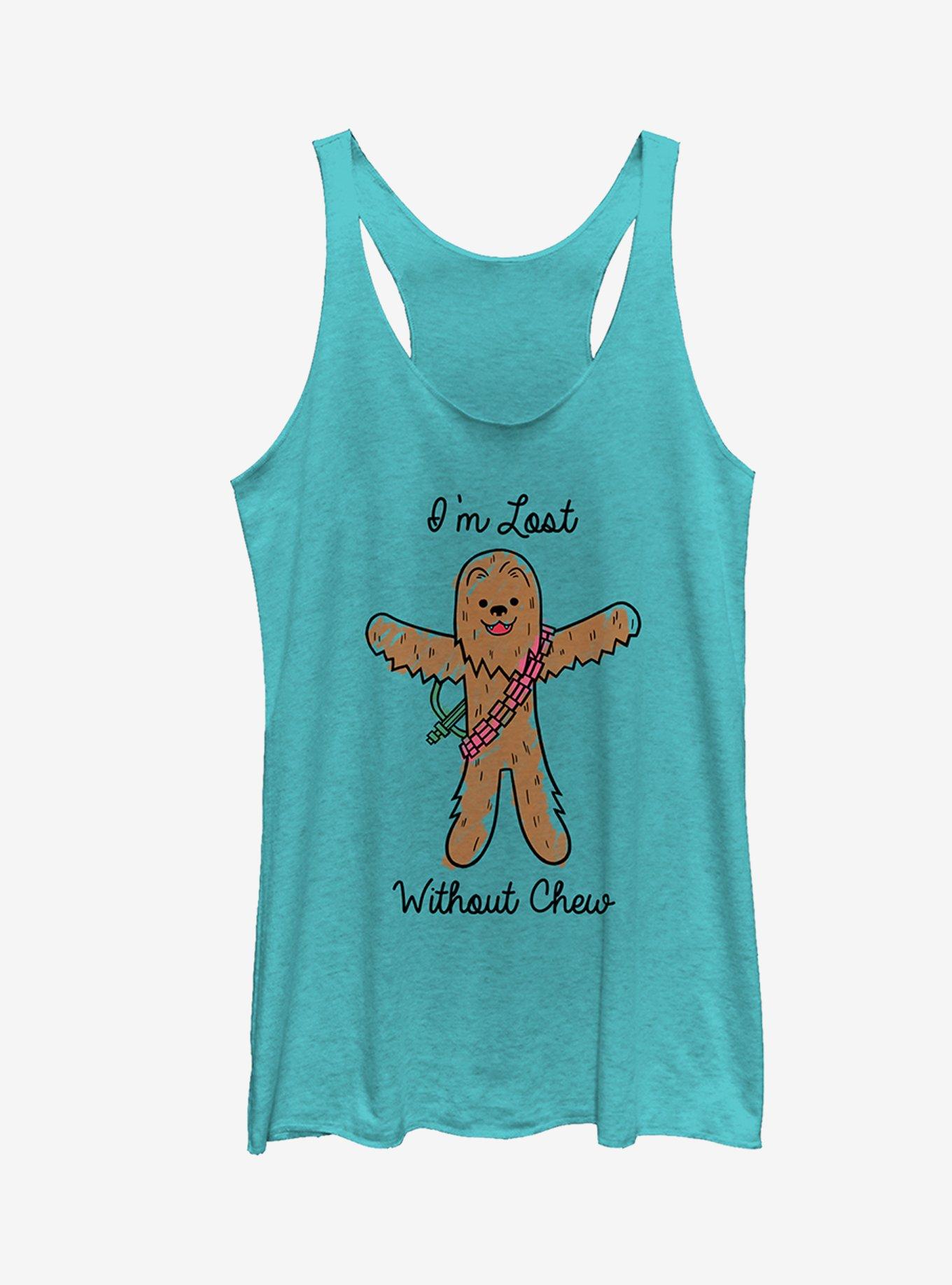 Star Wars Valentine's Day Lost Without Chew Girls Tanks, TAHI BLUE, hi-res