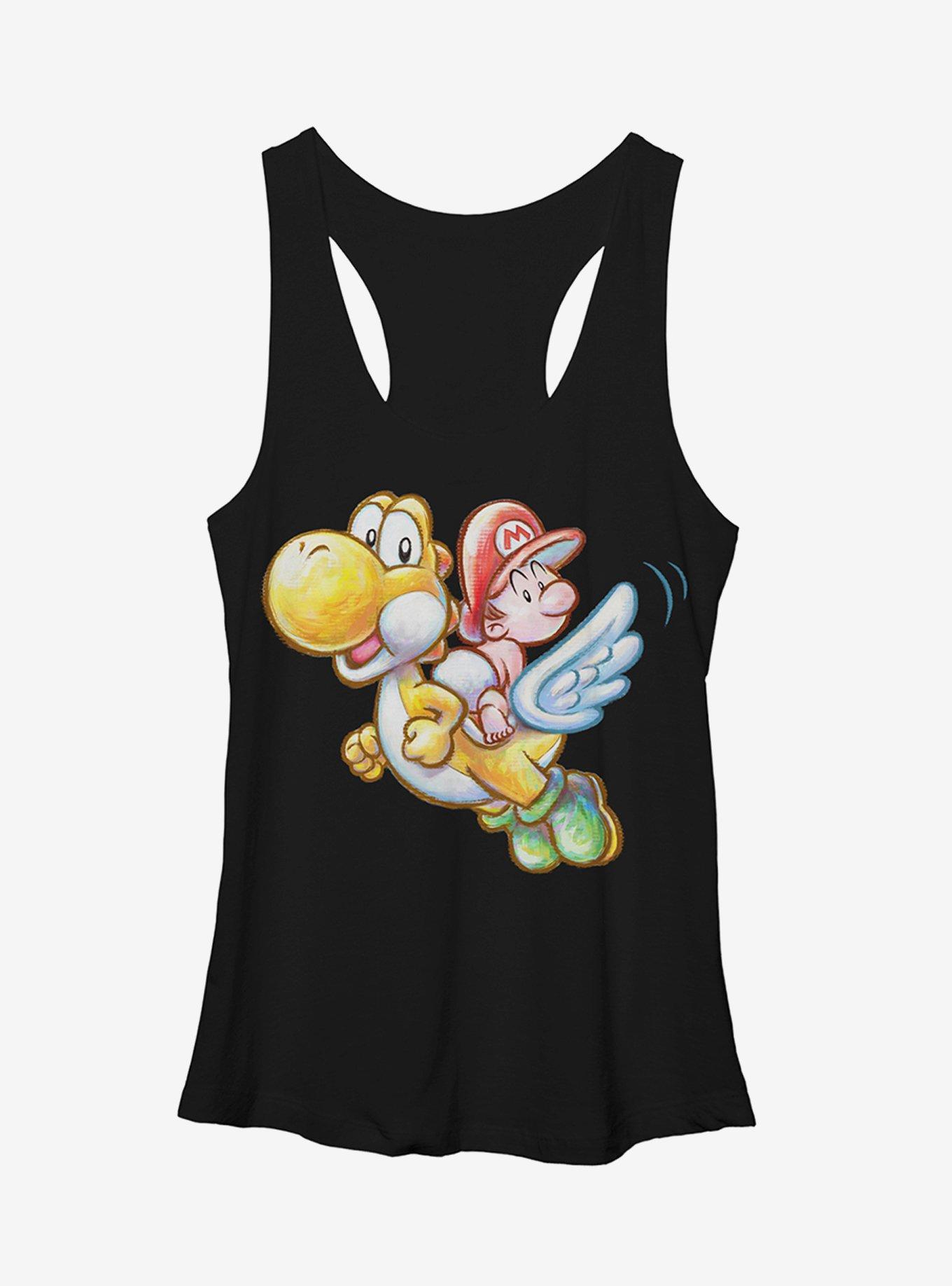 Super Mario Yoshi's New Island Flying Girls Tanks, BLK HTR, hi-res