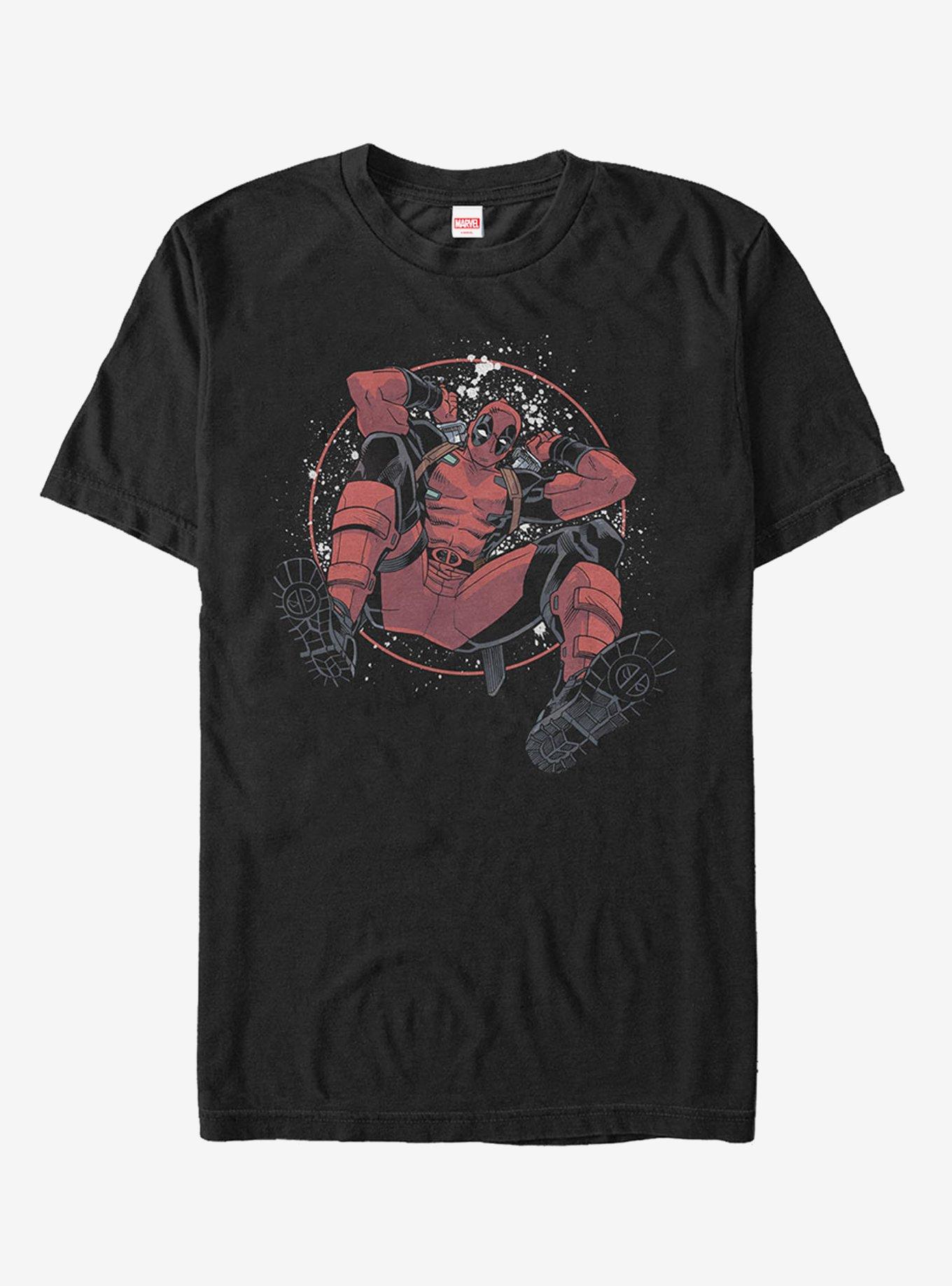 Marvel Deadpool Dance Party T-Shirt, BLACK, hi-res