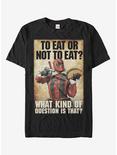 Marvel Deadpool To Eat Or Not To Eat T-Shirt, BLACK, hi-res