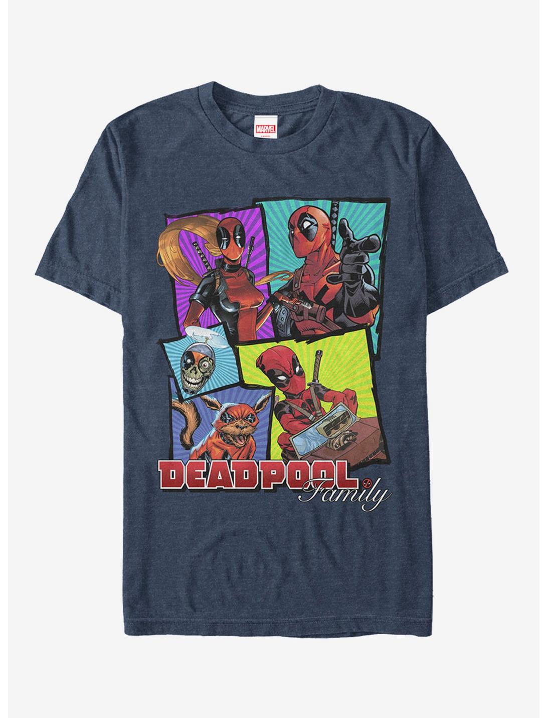 Marvel Deadpool Family T-Shirt, NAVY HTR, hi-res