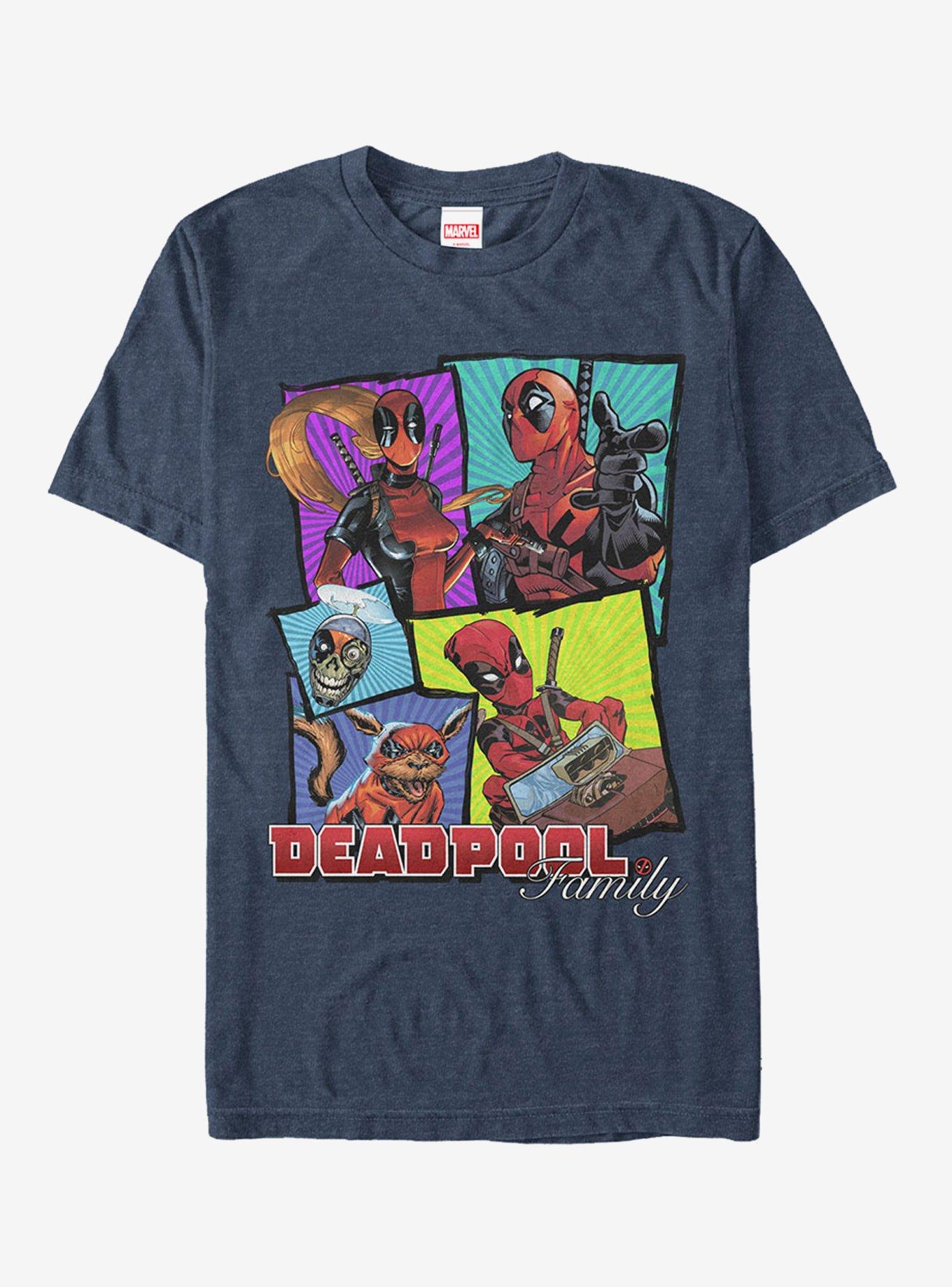 Marvel Deadpool Family T-Shirt, NAVY HTR, hi-res