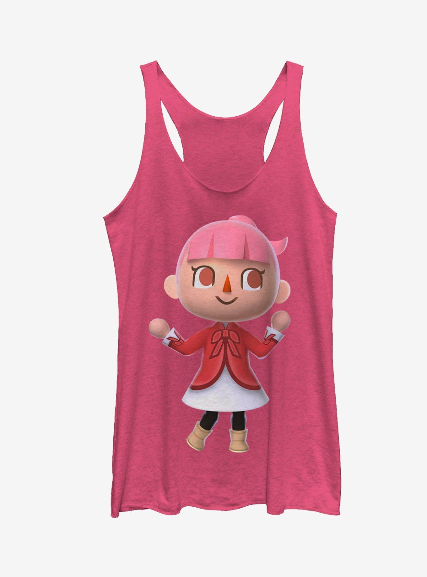 Nintendo Animal Crossing Villager Girls Tanks, PINK HTR, hi-res