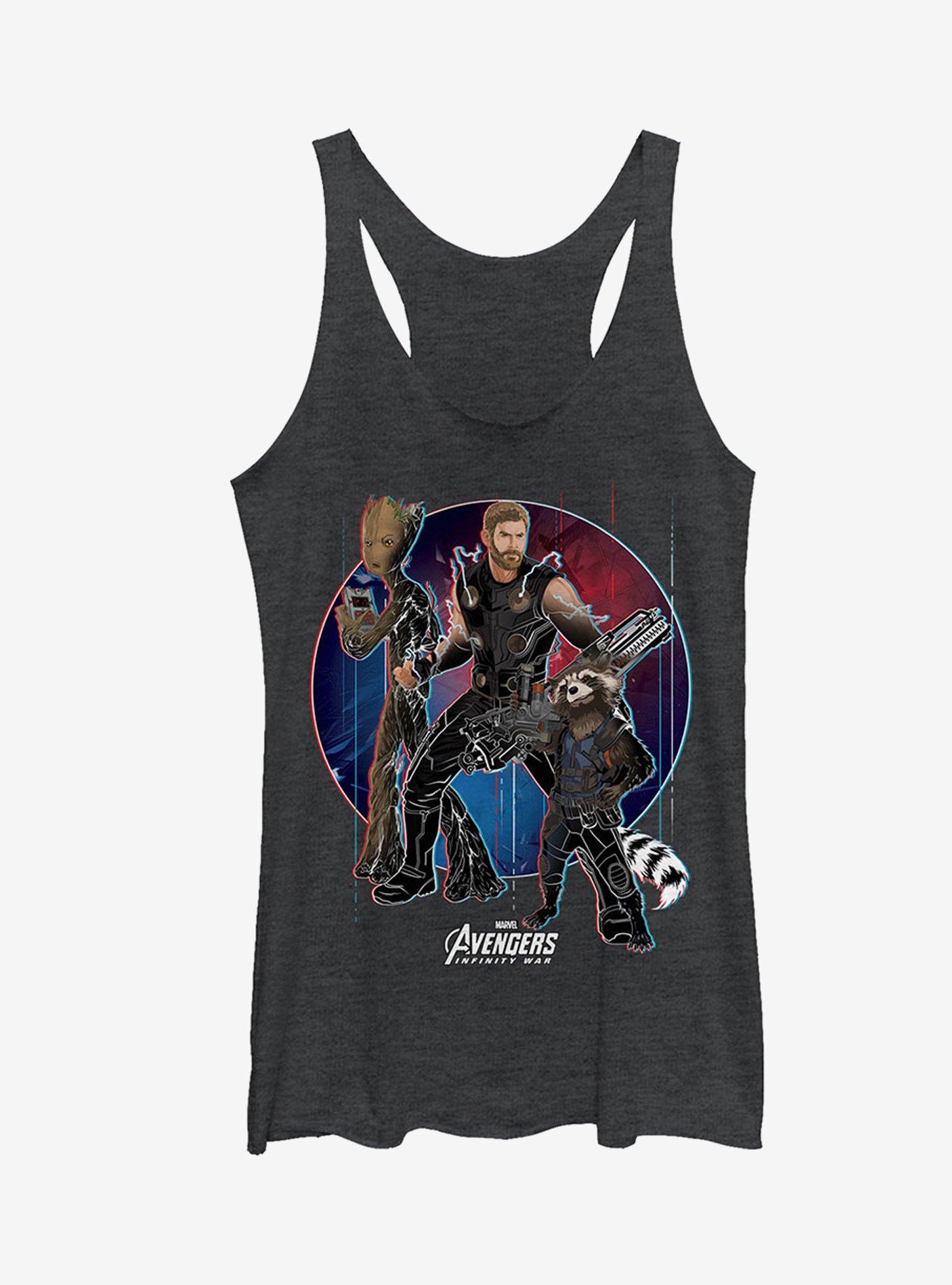 Marvel Avengers: Infinity War New Partners Girls Tanks - BLACK | Hot Topic