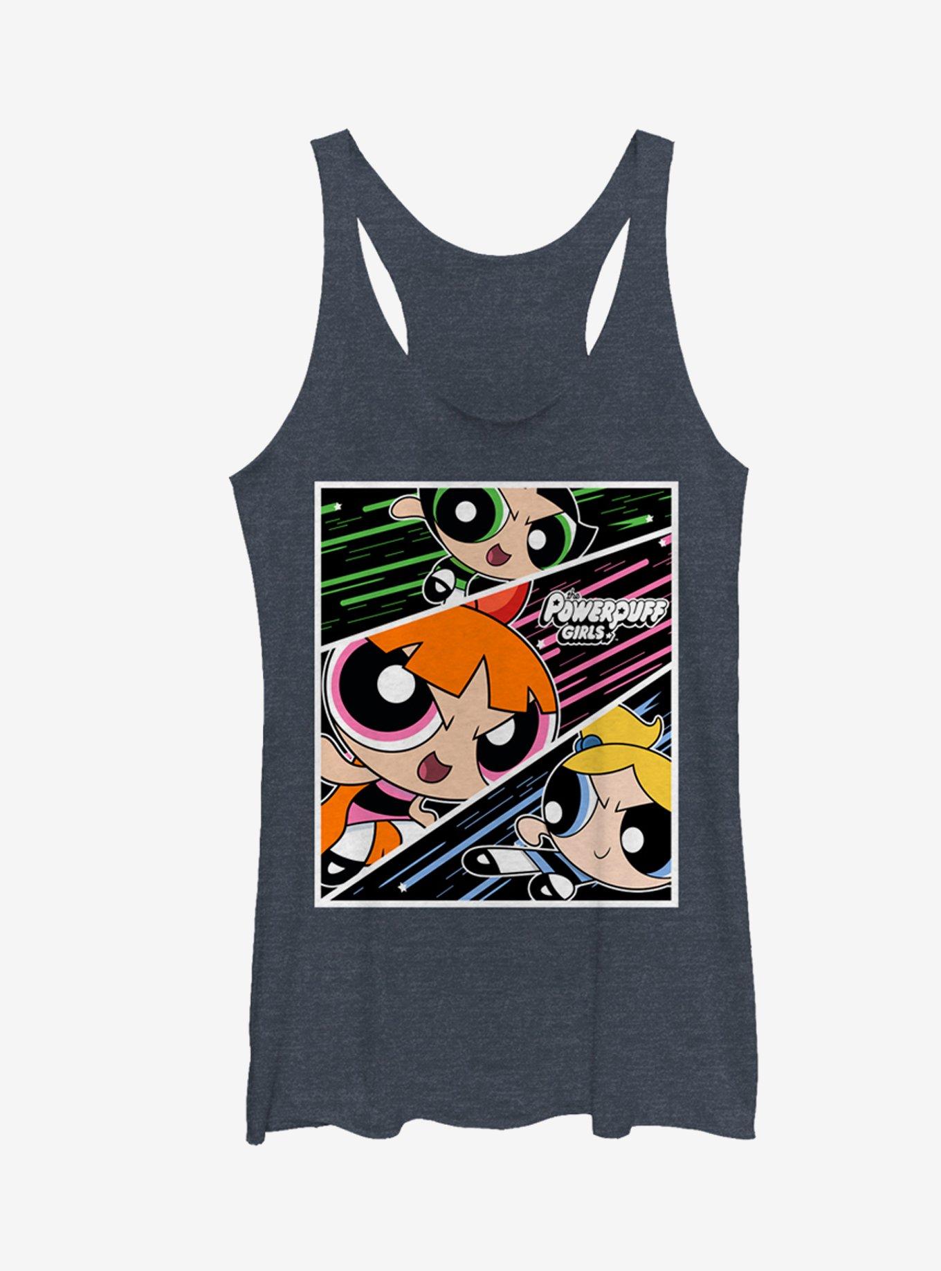 The Powerpuff Girls Fighting Girls Tank Top, , hi-res