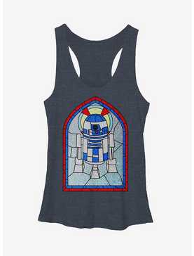 Star Wars R2D2 Stained Glass Girls Tanks, , hi-res