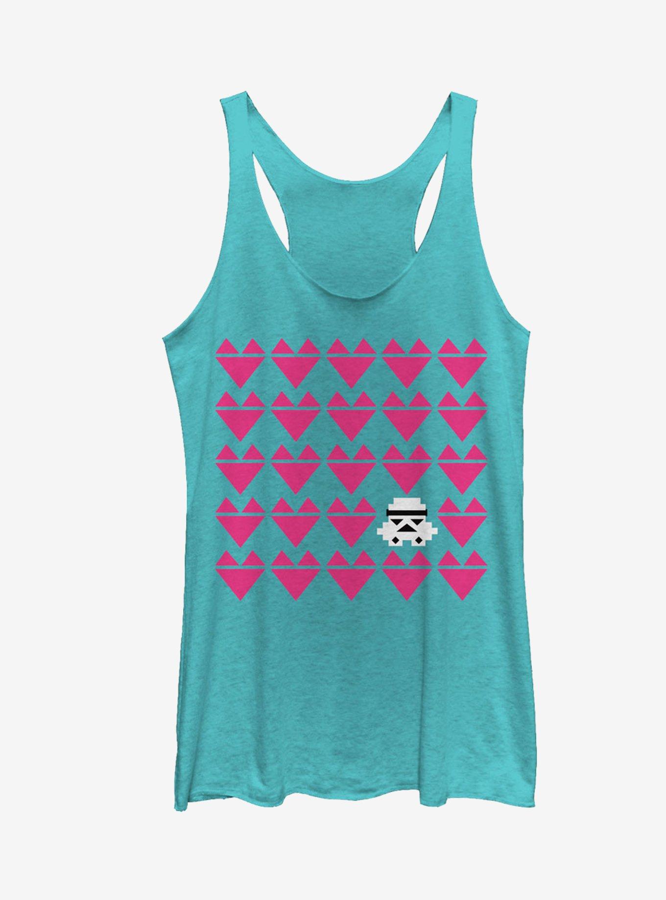 Star Wars Valentine's Day Stormtrooper Girls Tanks, TAHI BLUE, hi-res