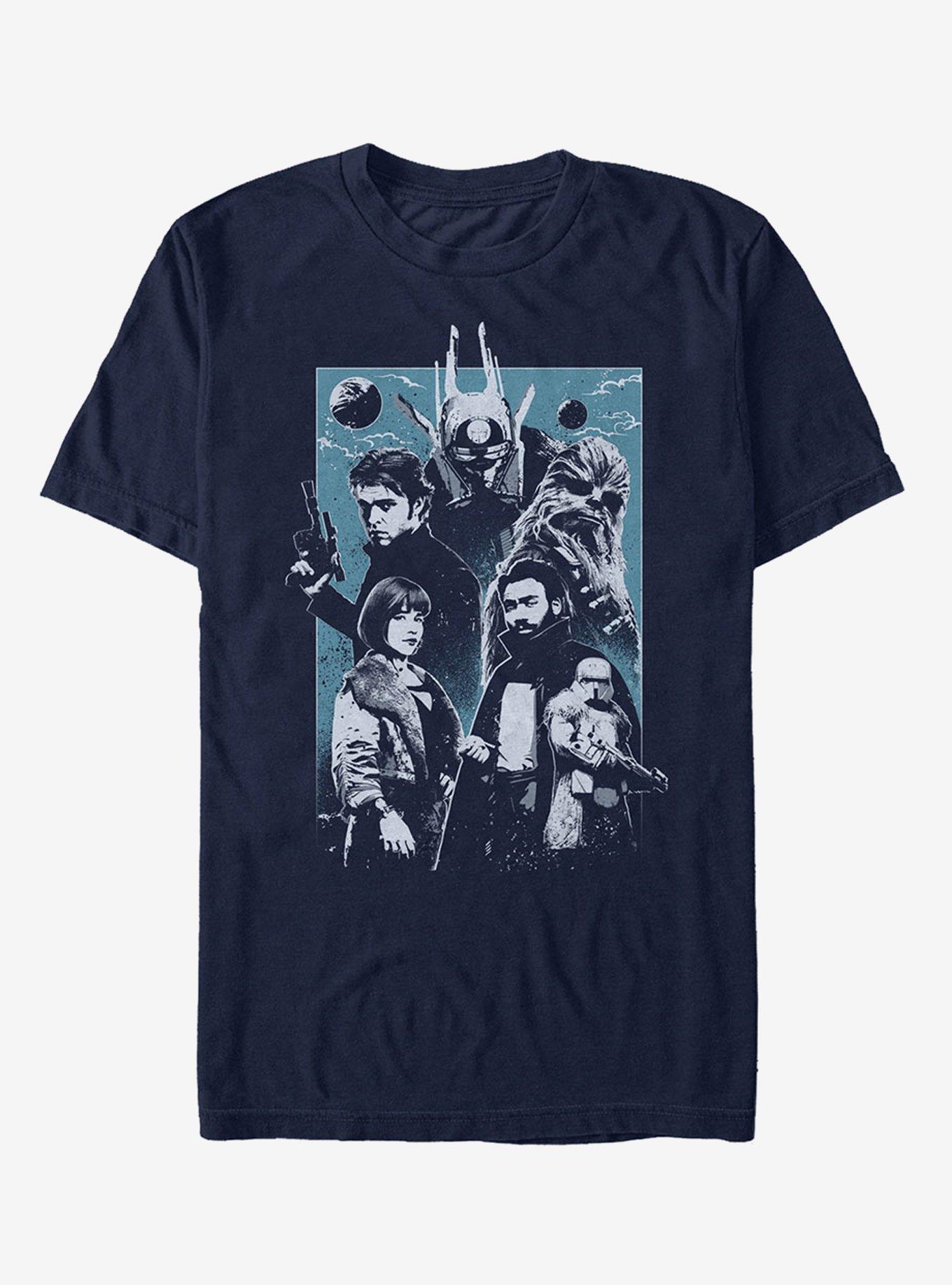 Star Wars Character Sky T-Shirt, NAVY, hi-res