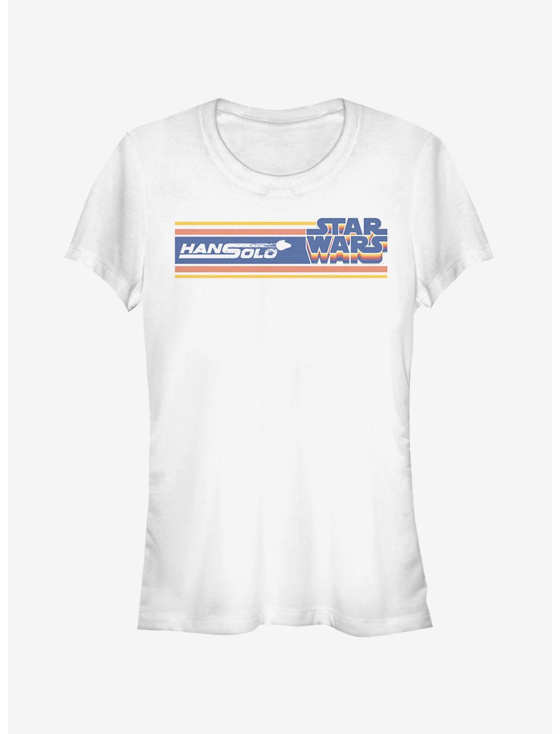 Star Wars Retro Streaks Girls T-Shirt, WHITE, hi-res