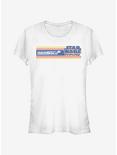 Star Wars Retro Streaks Girls T-Shirt, WHITE, hi-res