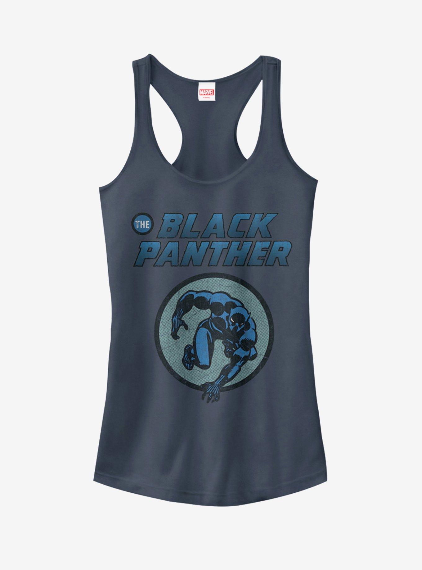 Marvel Black Panther Leap Girls Tanks, INDIGO, hi-res