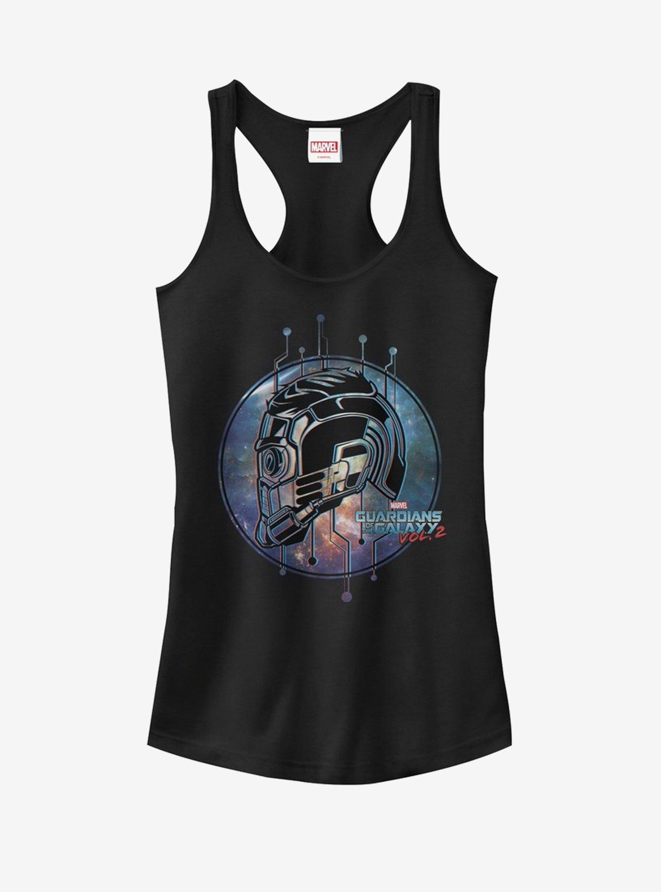 Marvel Guardians of Galaxy Vol 2 Star-Lord Tech Girls Tanks, BLACK, hi-res