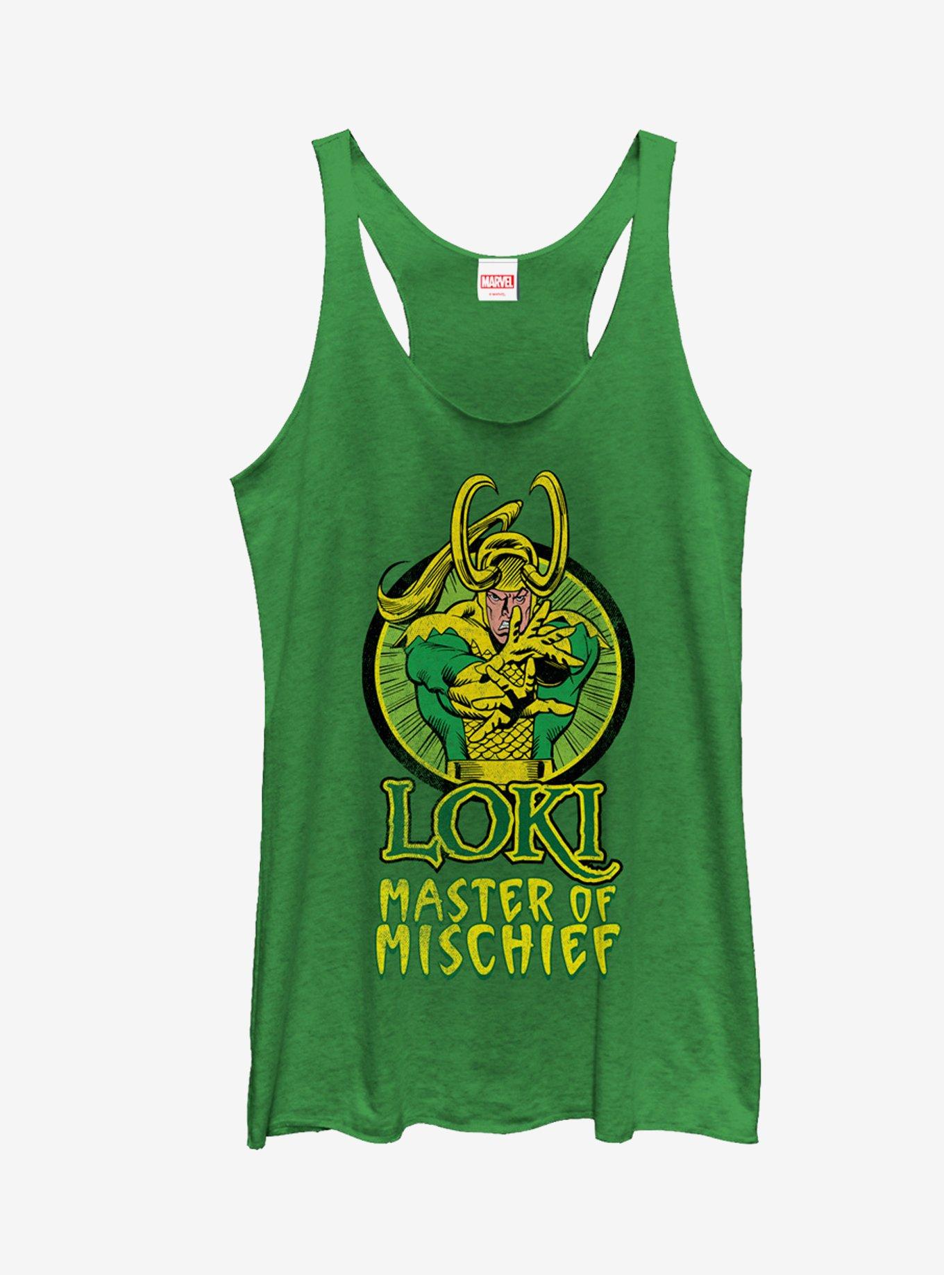 Marvel Loki Master of Mischief Girls Tanks