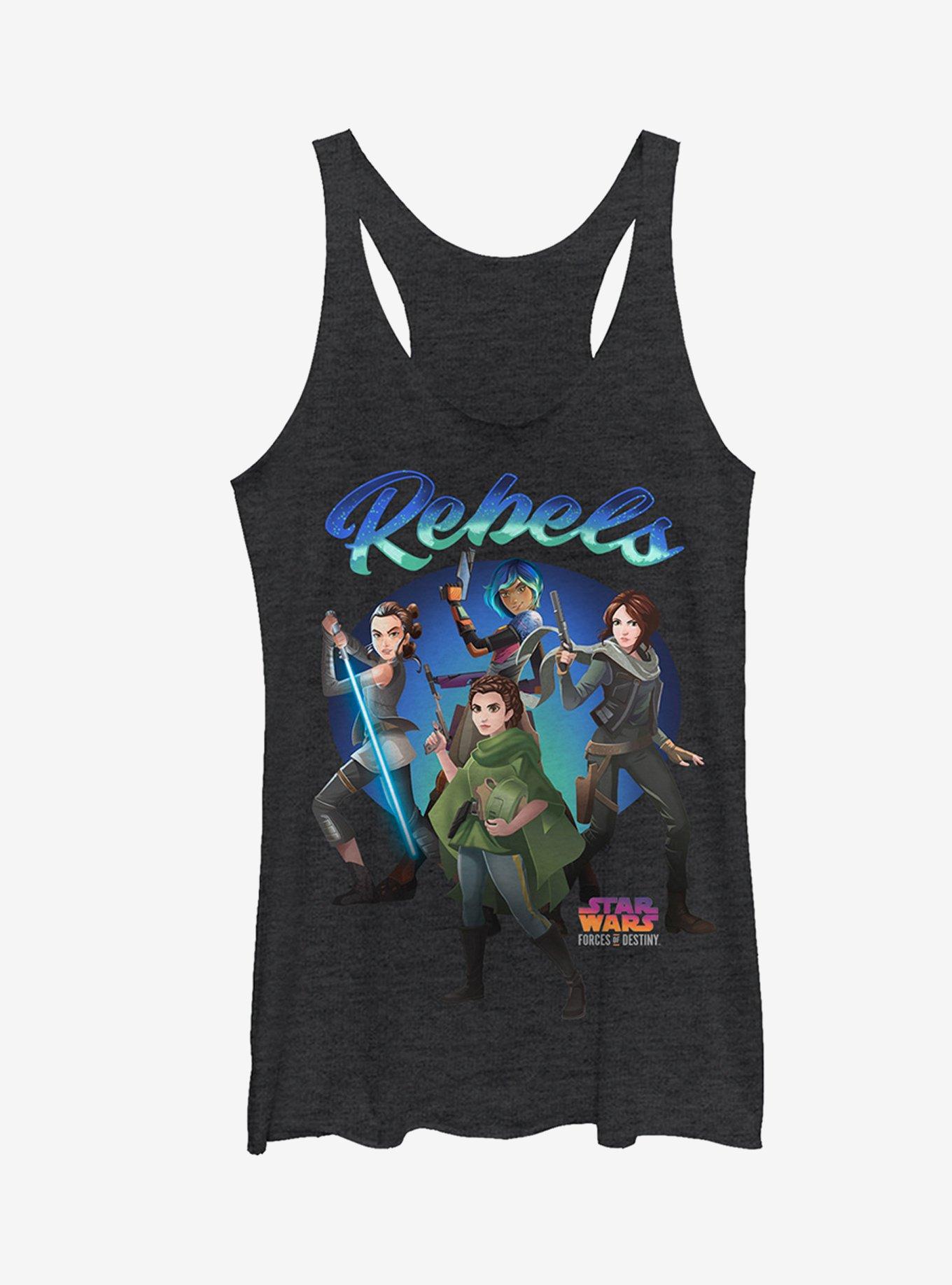 Star Wars Rebel Group Girls Tanks