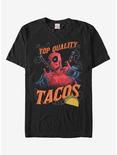 Marvel Deadpool Top Quality Tacos T-Shirt, BLACK, hi-res