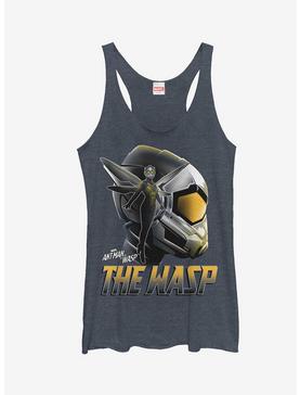 Marvel Ant-Man And The Wasp Flight Profile Girls Tank, NAVY HTR, hi-res