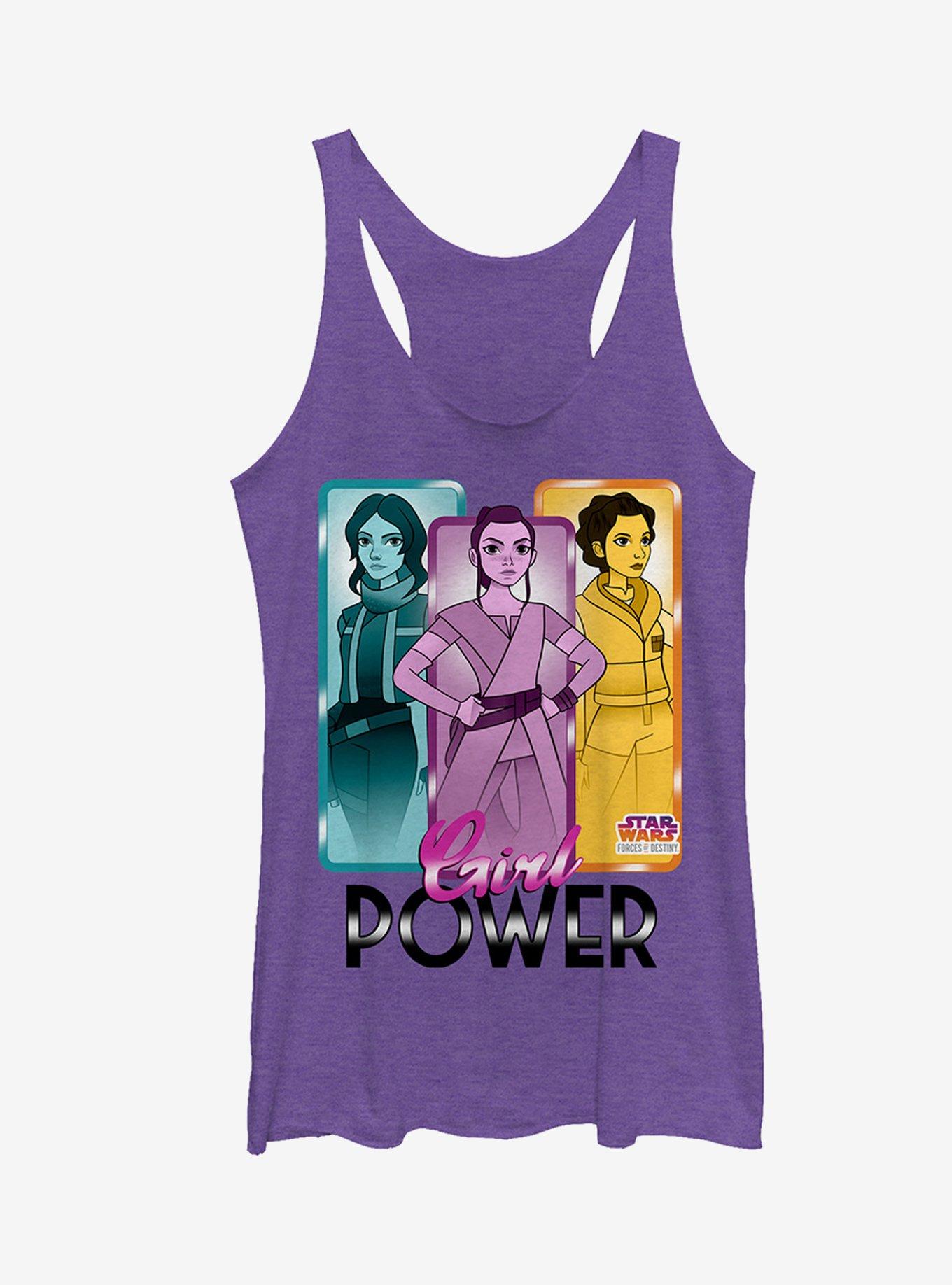 Star Wars Girl Power Girls Tanks, PUR HTR, hi-res