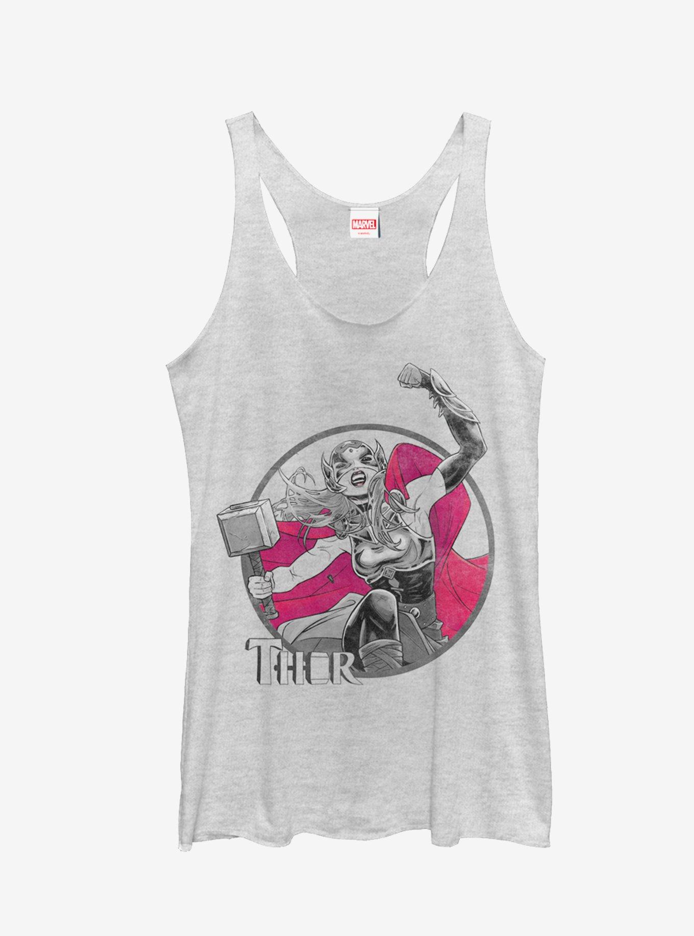 Marvel Jane Foster Thor Hammer Girls Tanks, , hi-res