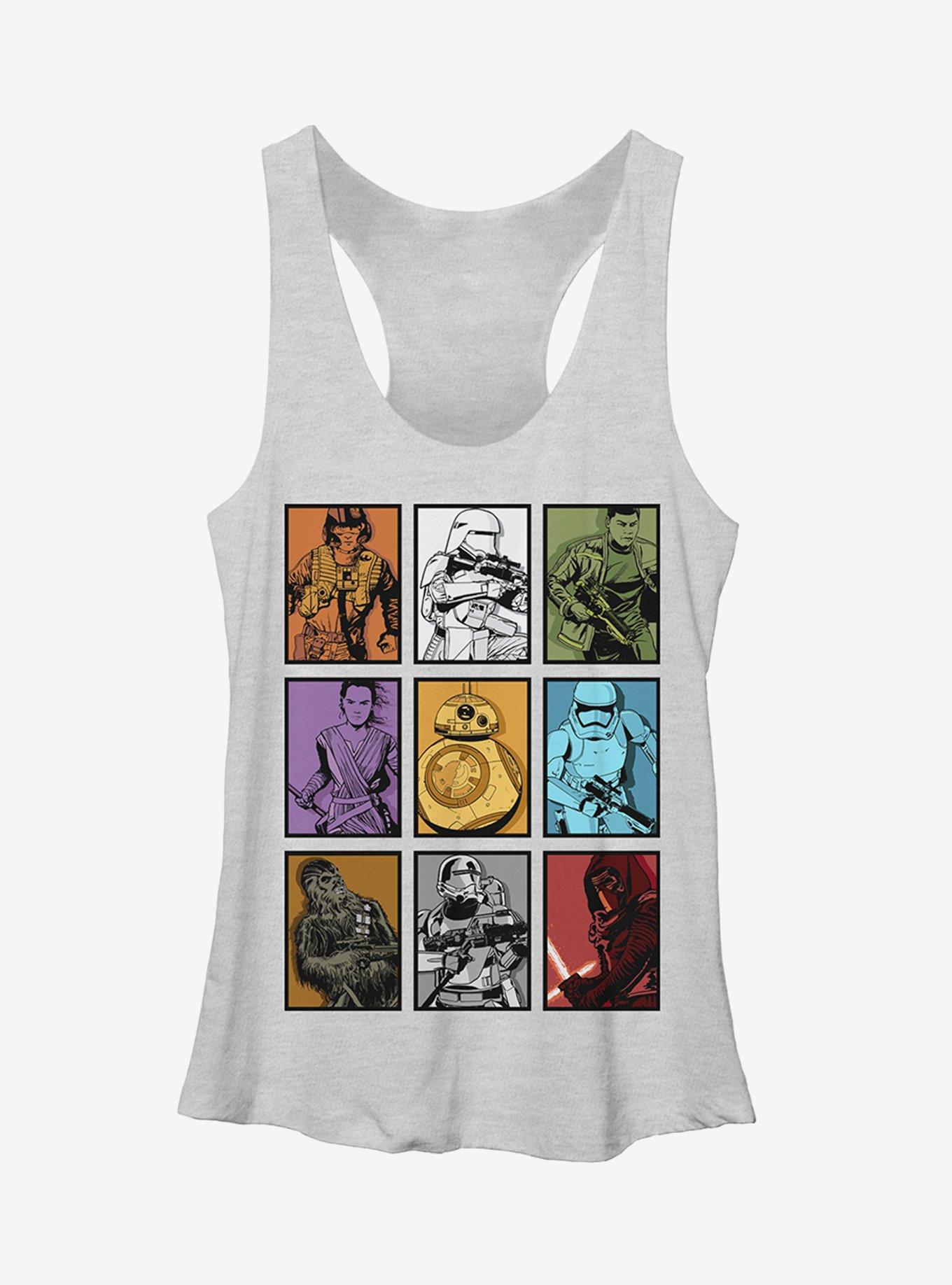 Star Wars Rey and BB-8 Character Boxes Girls Tanks, , hi-res