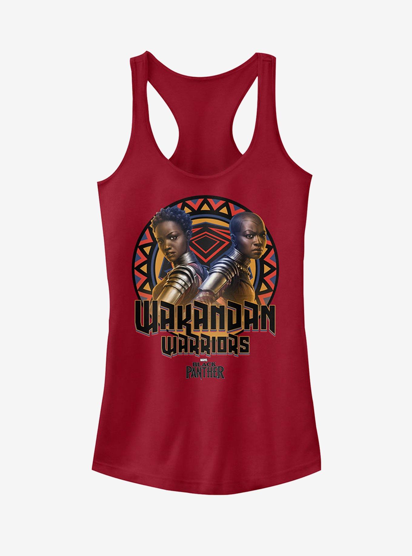 Marvel Black Panther 2018 Wakandan Royal Warriors Girls Tanks, SCARLET, hi-res