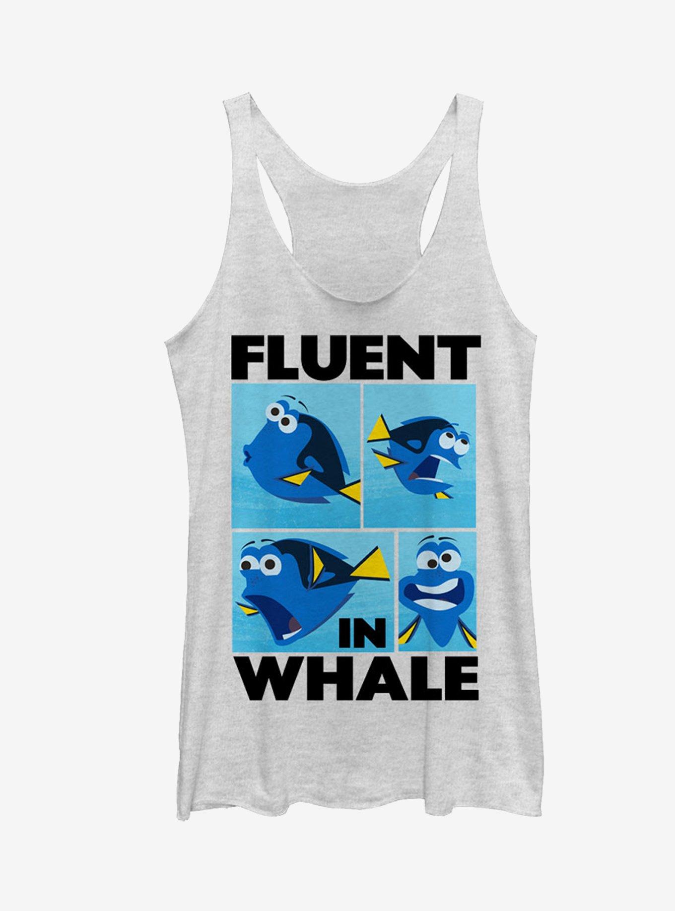 Disney Pixar Finding Dory Fluent Whale Girls Tank