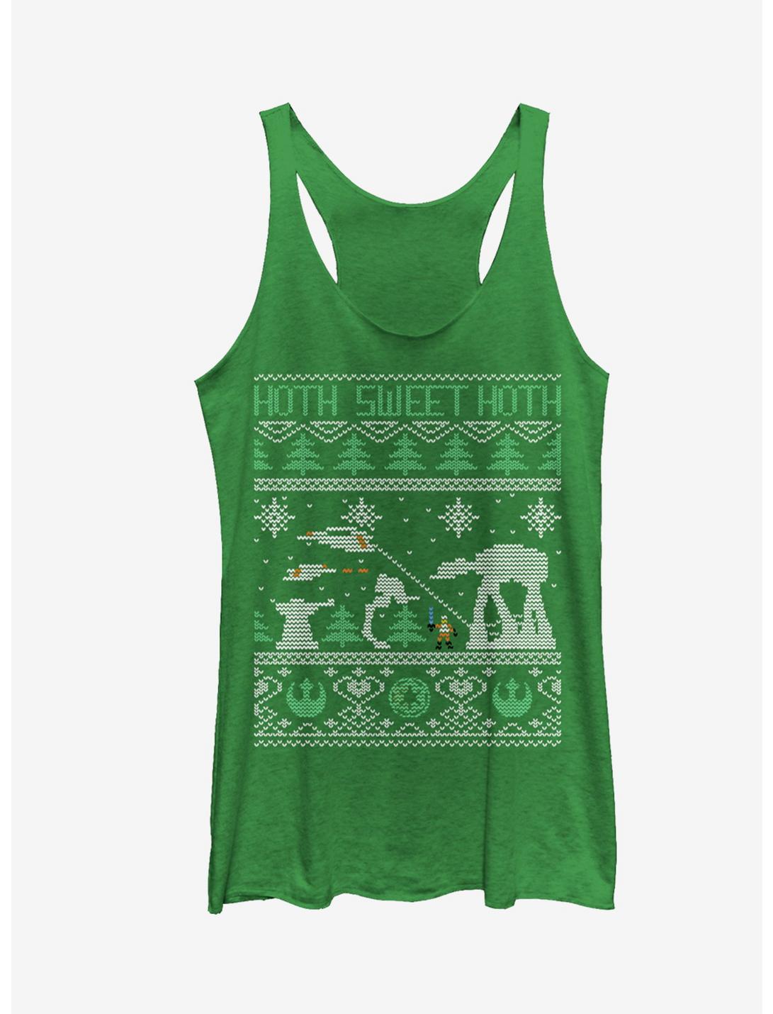 Star Wars Hoth Sweet Hoth Ugly Christmas Sweater Girls Tanks, ENVY, hi-res