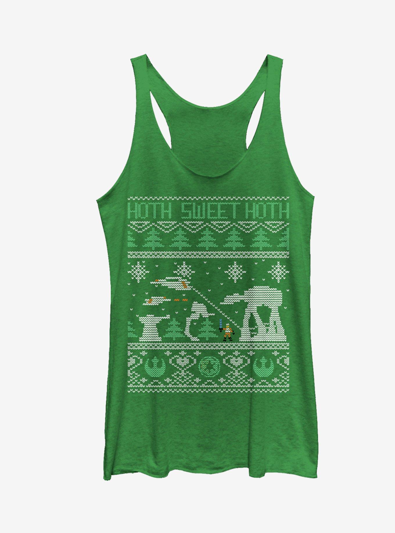 Star Wars Hoth Sweet Hoth Ugly Christmas Sweater Girls Tanks, , hi-res