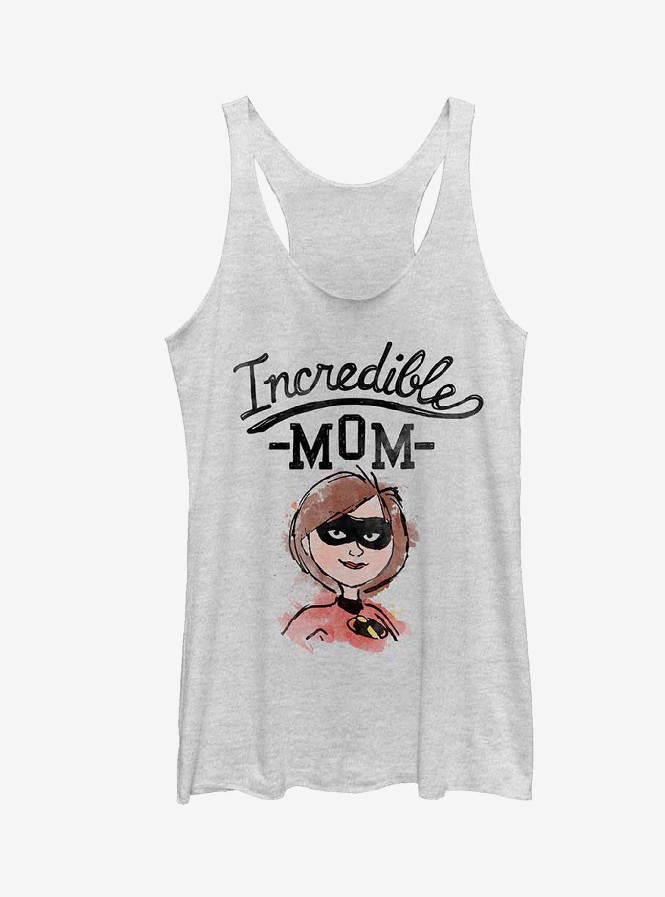 Disney Pixar Incredibles Incredible Mom Girls Tank, WHITE HTR, hi-res