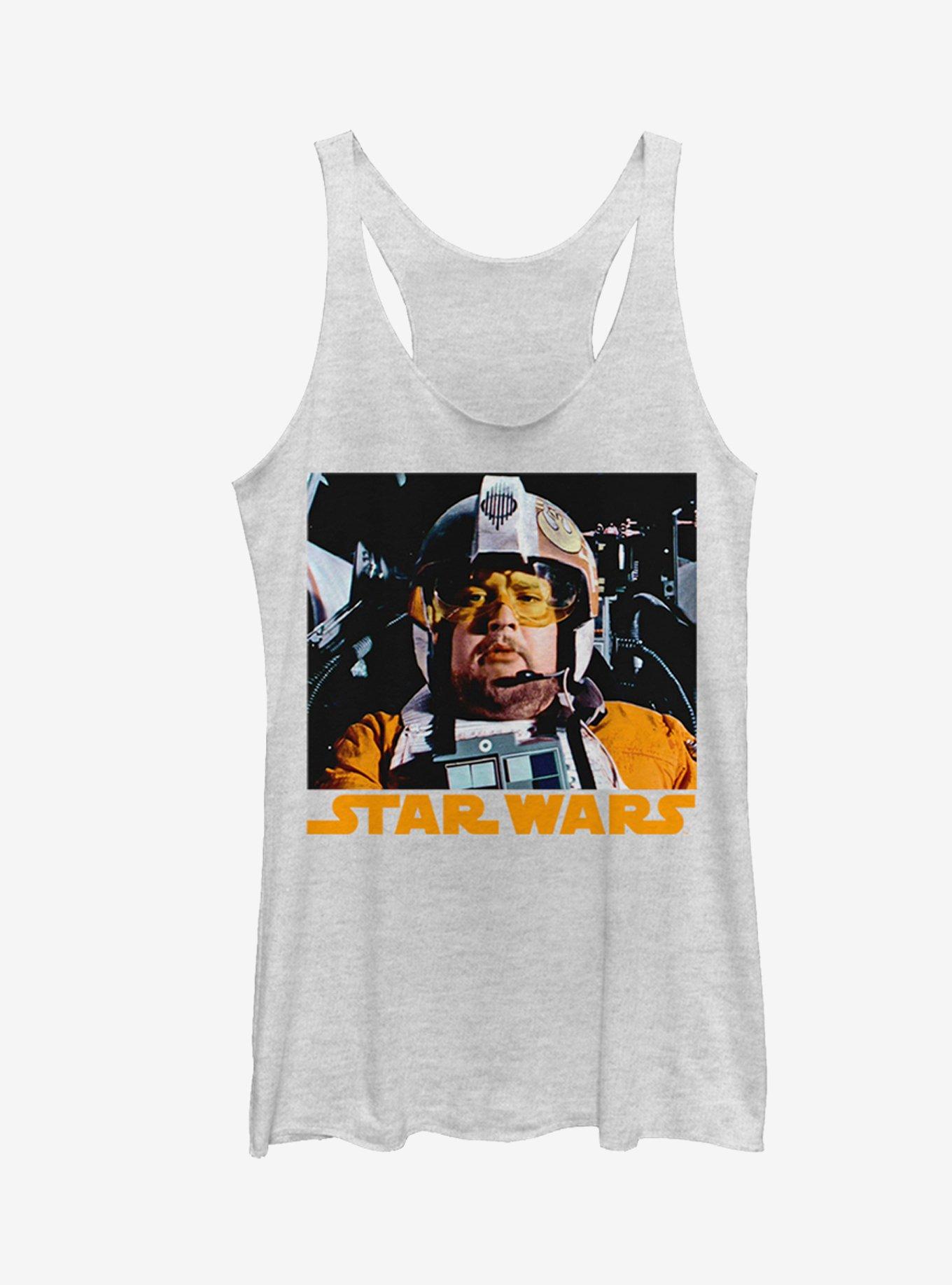 Star Wars Jek Tono Porkins Girls Tank Top, WHITE HTR, hi-res