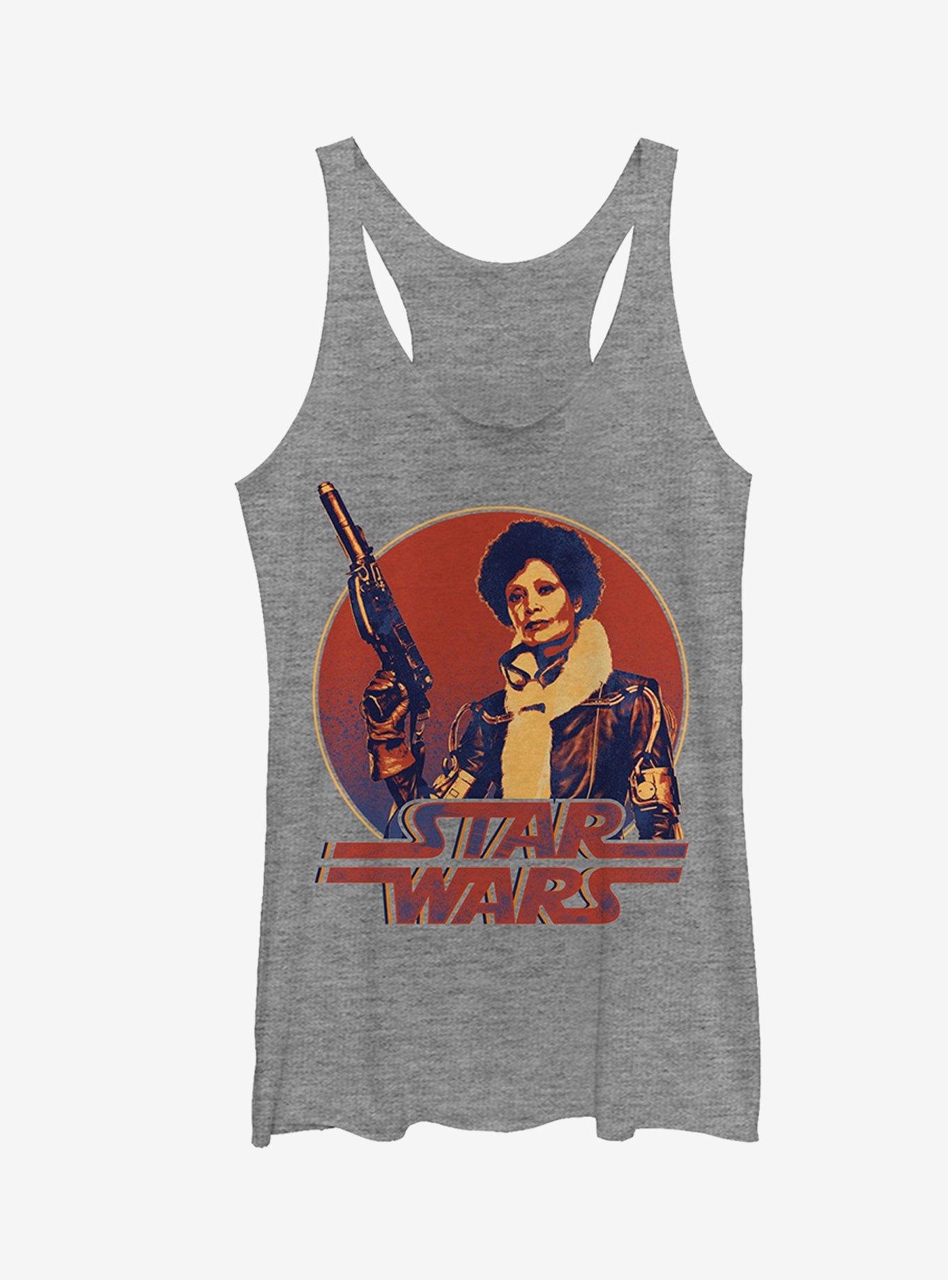 Star Wars Retro Val Girls Tanks, GRAY HTR, hi-res