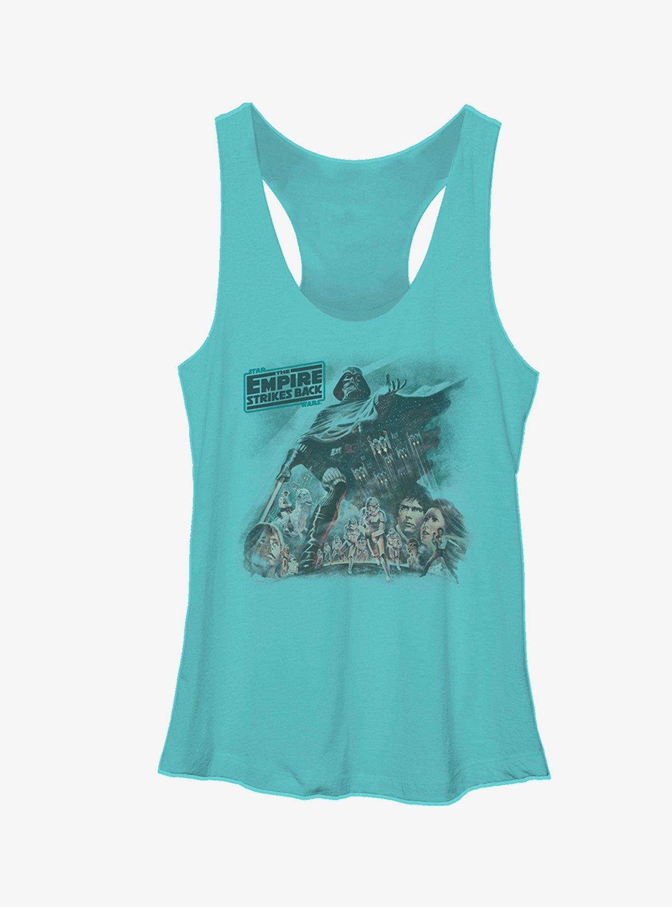 Star Wars Vader Strikes Back Girls Tanks, TAHI BLUE, hi-res
