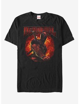 Marvel Deadpool Flames T-Shirt, , hi-res