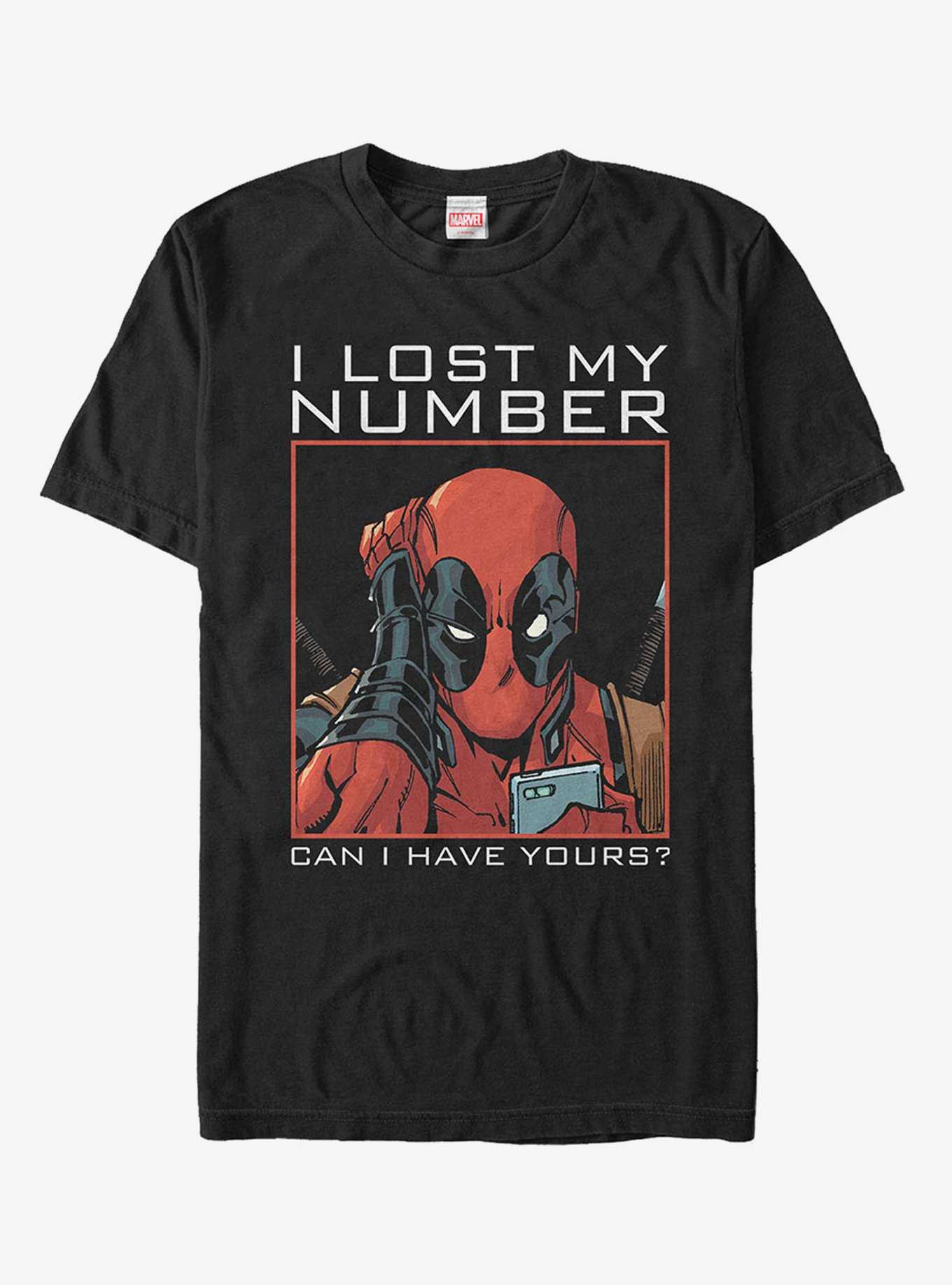 Marvel Deadpool Wants Your Number T-Shirt, , hi-res