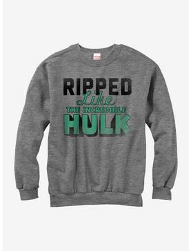 Hulk Ripped Like the Hulk Girls Sweatshirt, , hi-res