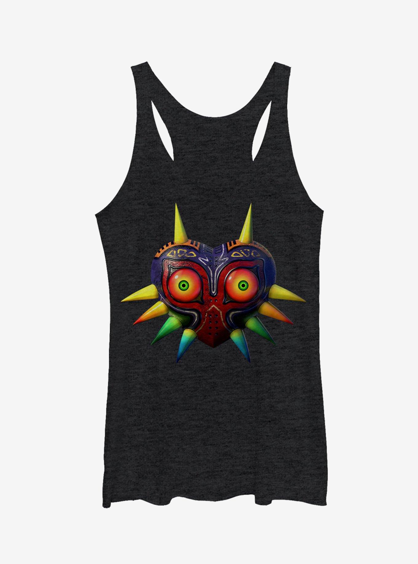 Nintendo Legend of Zelda Majora's Mask Girls Tanks, BLK HTR, hi-res