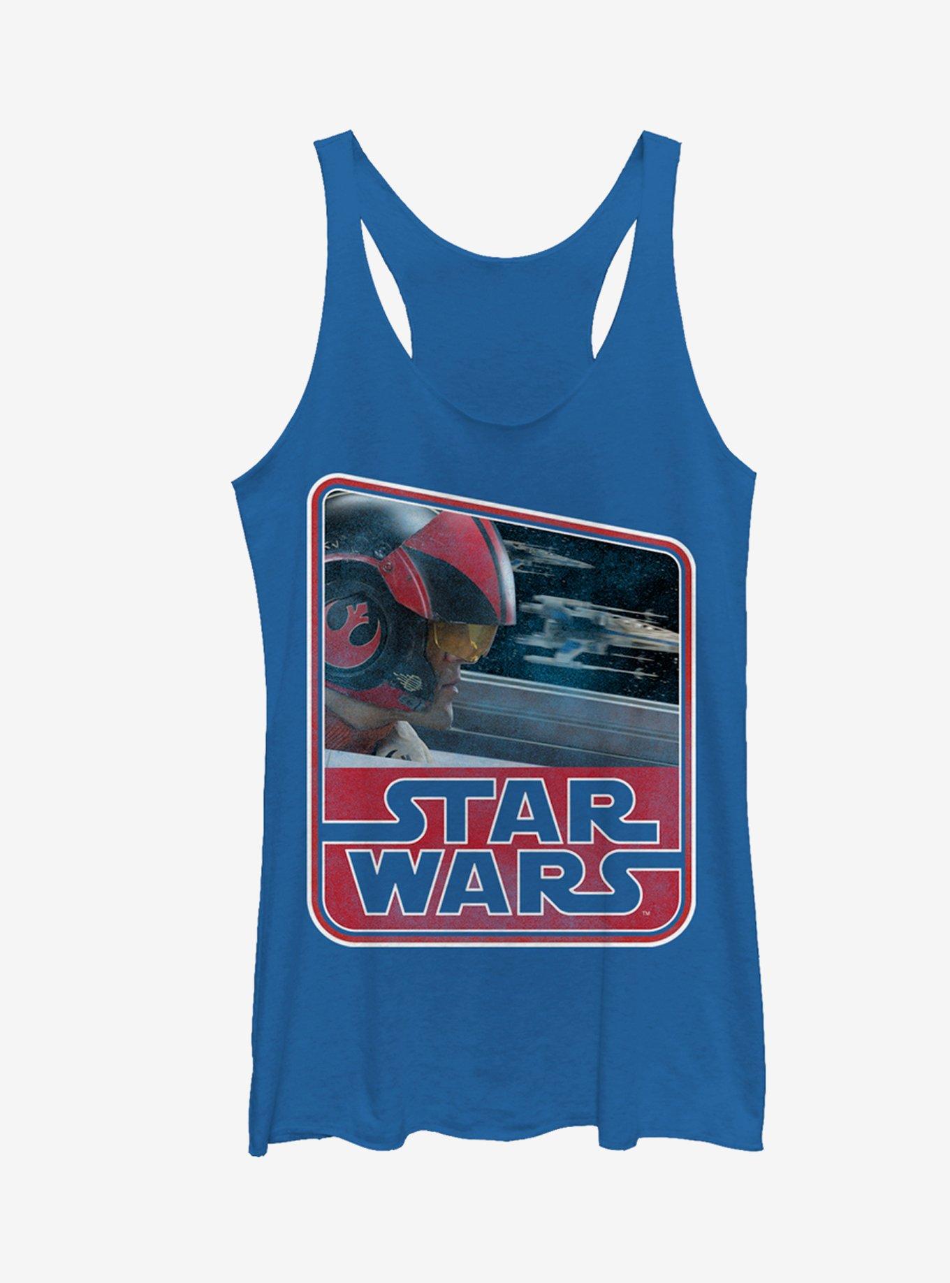 Star Wars Retro Poe Dameron Girls Tanks, ROY HTR, hi-res