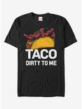 Marvel Deadpool Taco Dirty To Me T-Shirt, BLACK, hi-res