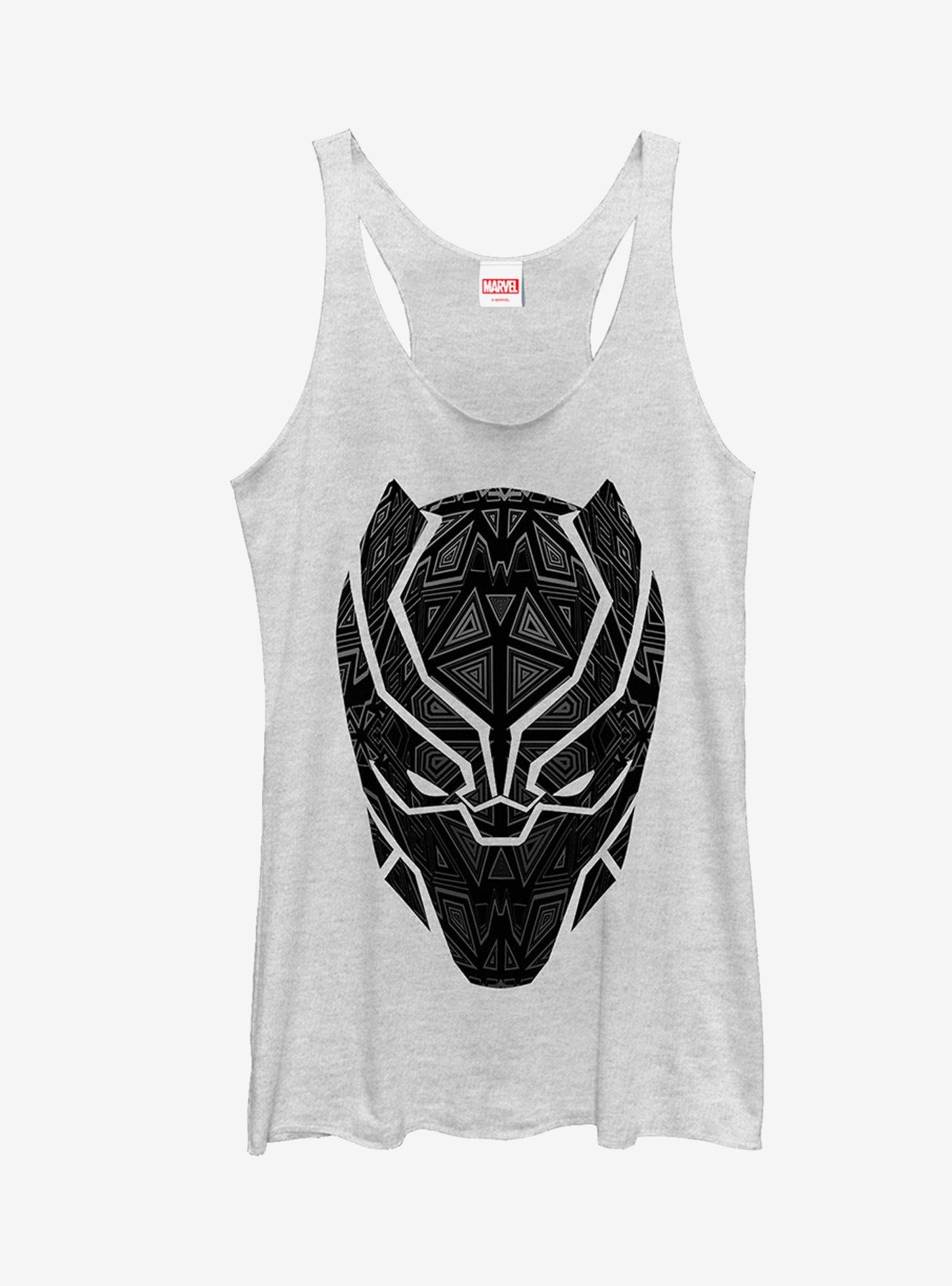 Marvel Black Panther Ornate Mask Girls Tanks