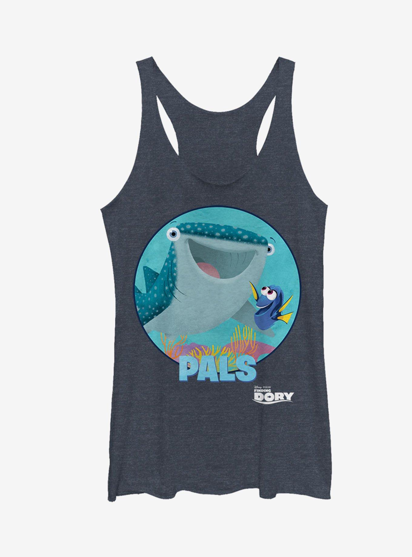 Disney Pixar Finding Dory Pals Destiny Girls Tank, NAVY HTR, hi-res