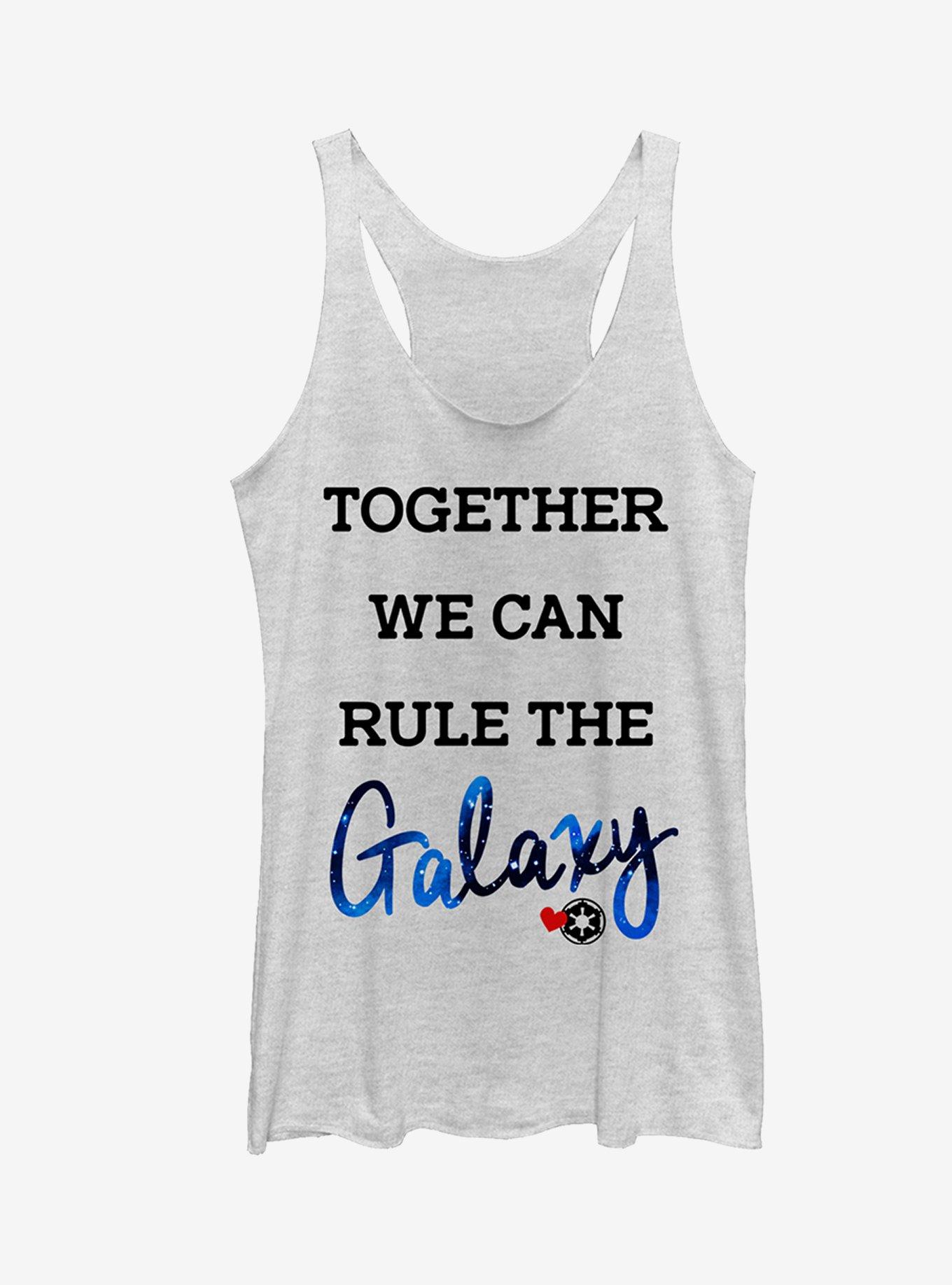 Star Wars Valentine's Day Together Rule the Galaxy Girls Tanks, , hi-res