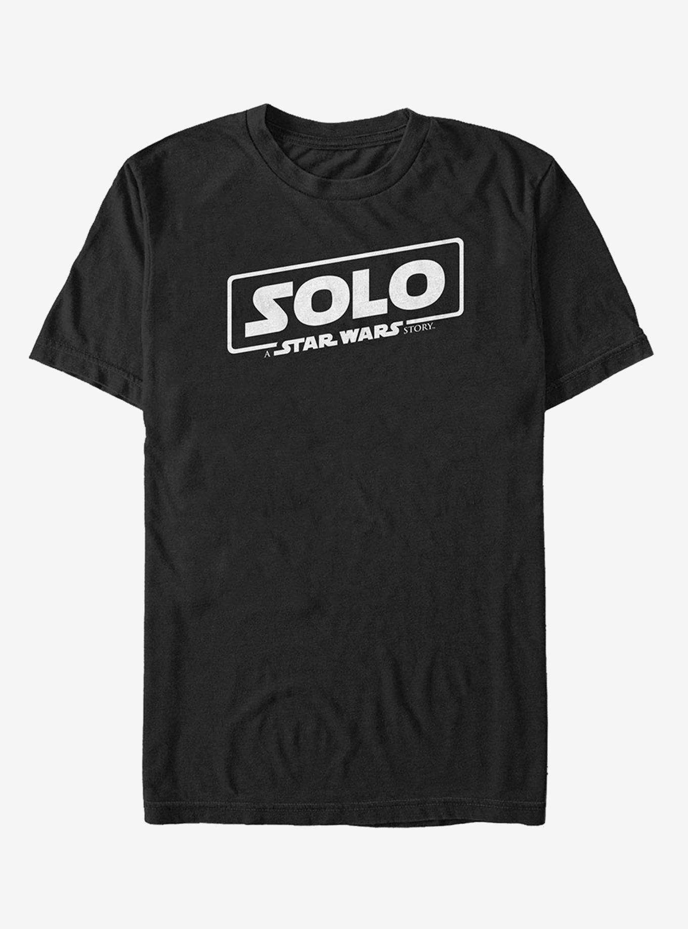 Star Wars Solo A Star Wars Story Classic Logo T-Shirt, BLACK, hi-res
