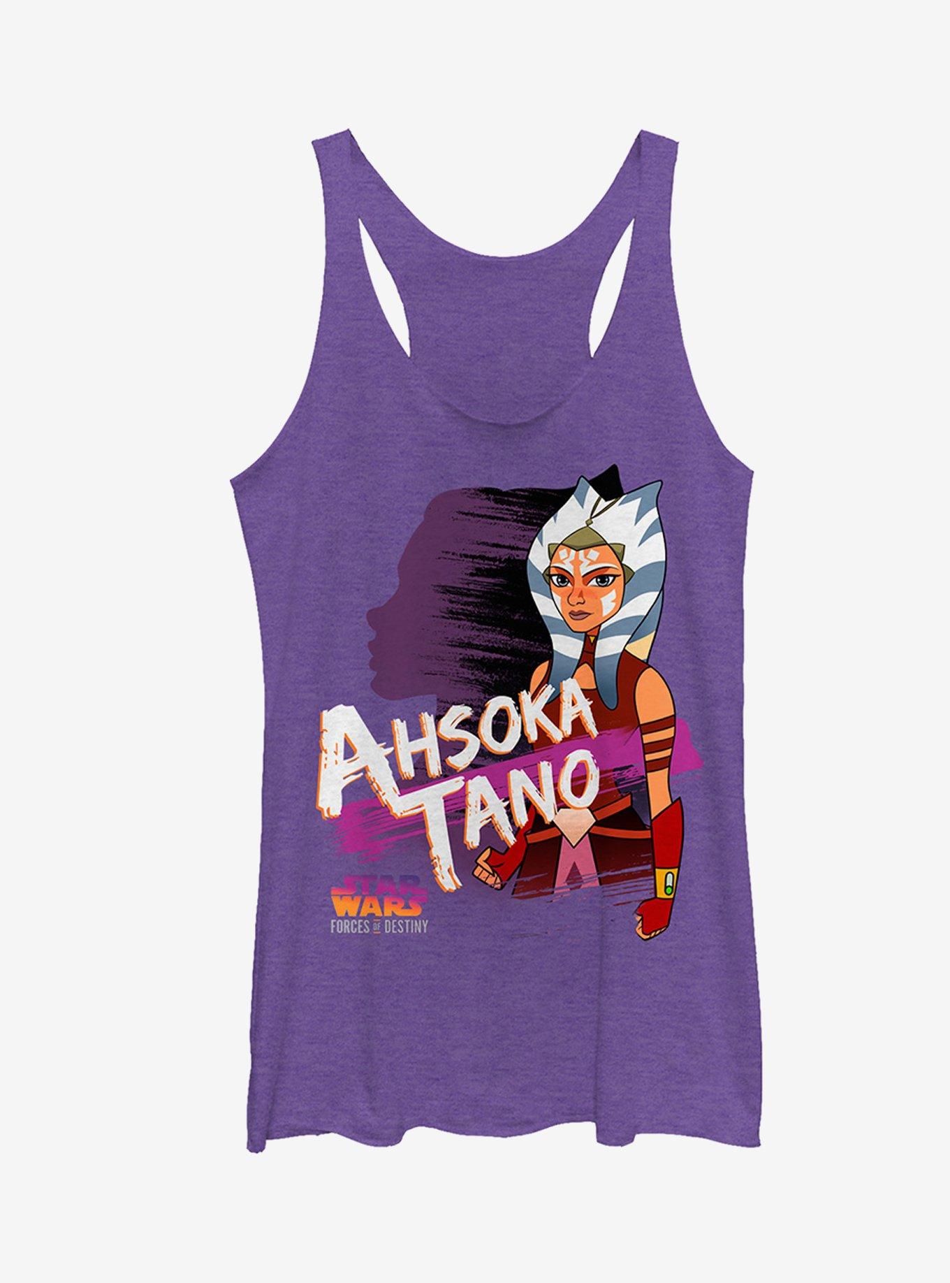 Star Wars Ahsoka Shadow Girls Tanks, PUR HTR, hi-res