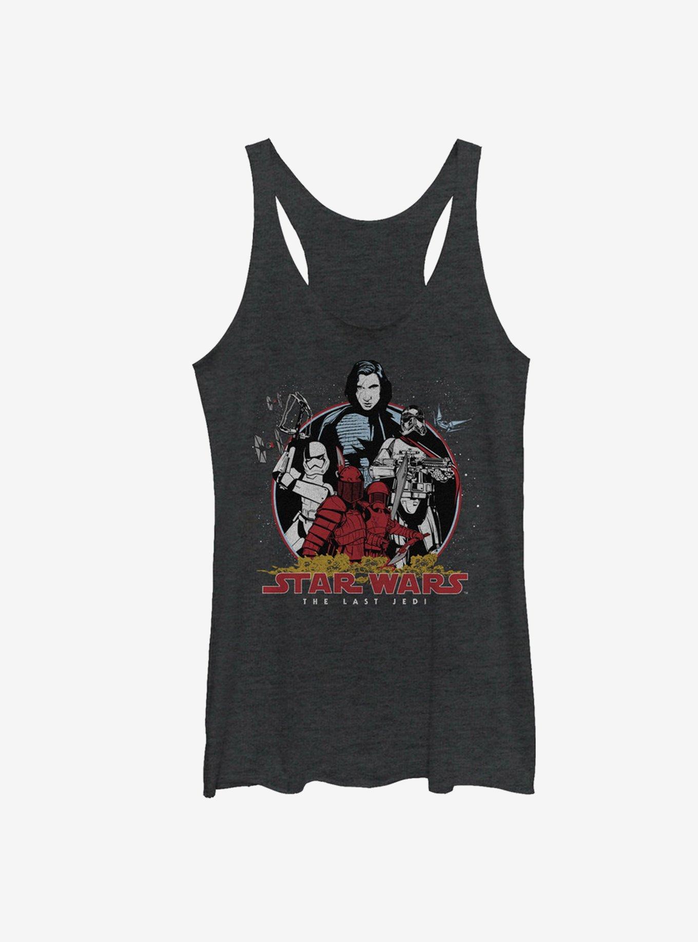 Star Wars Kylo Ren Team Girls Tanks, BLK HTR, hi-res