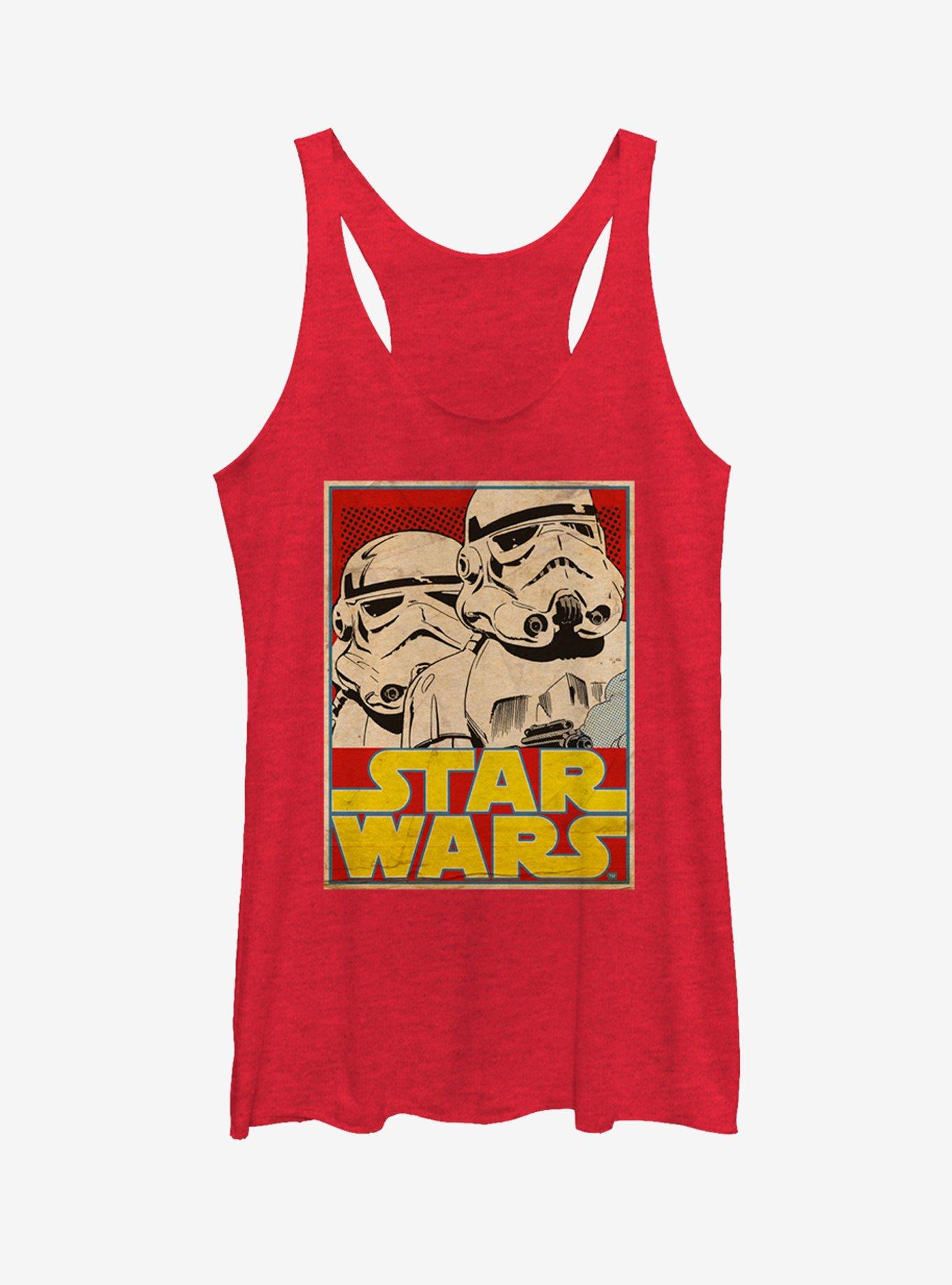 Star Wars Stormtrooper Trading Card Girls Tanks, RED HTR, hi-res