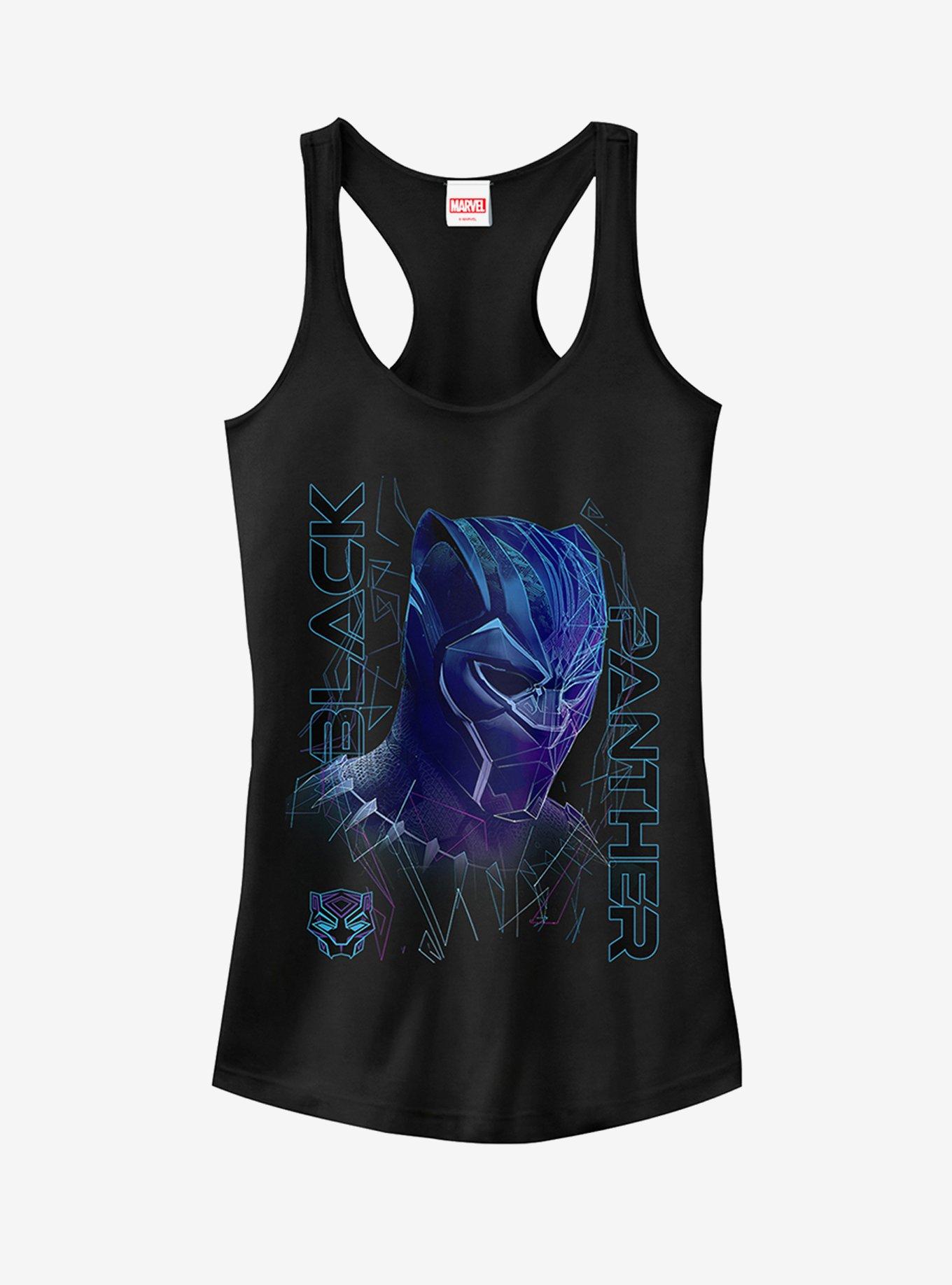 Marvel Black Panther 2018 3D Pattern Girls Tanks, , hi-res