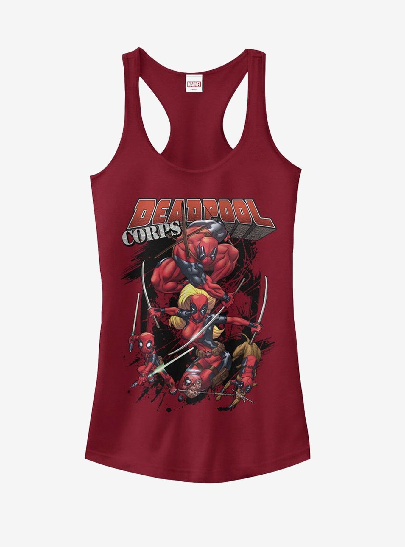 Marvel Deadpool Corps Girls Tanks, , hi-res