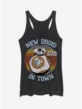 Star Wars BB-8 New Droid in Town Girls Tanks, BLK HTR, hi-res